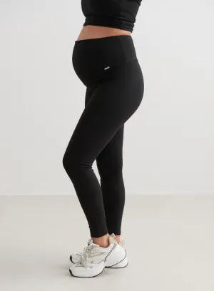 Silicone Hem Binding Minimalist Style Summer Wear Black Warming Maternity Tights