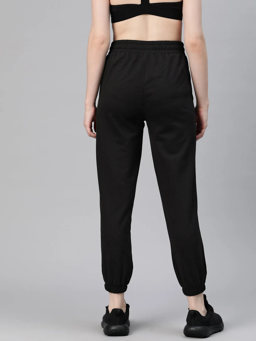 Soft Texture Training Wear Alcis Women Solid Regular-Fit Joggers