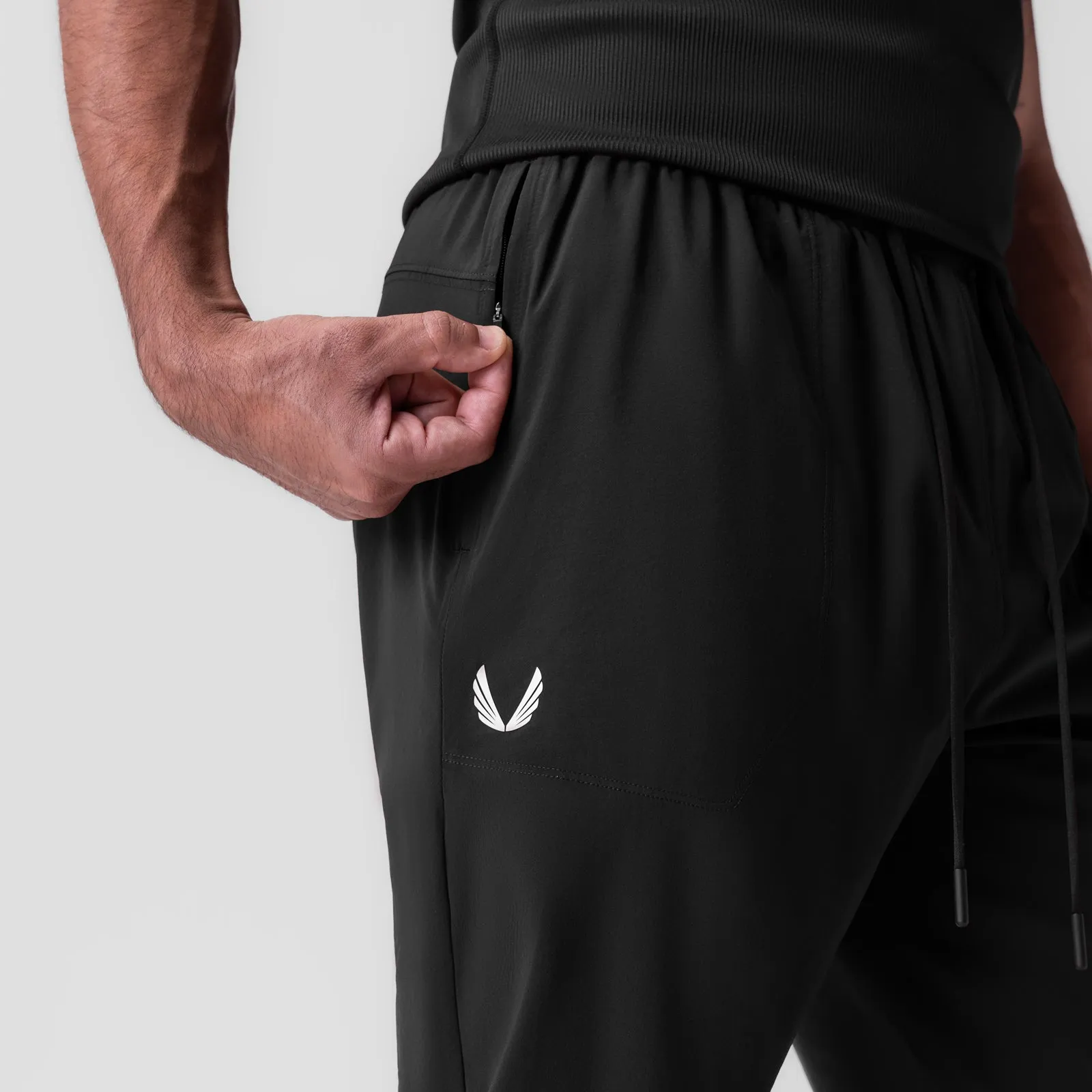 0996. Aerotex? Training Jogger - Black Durable Seam Construction Trendy Comfort