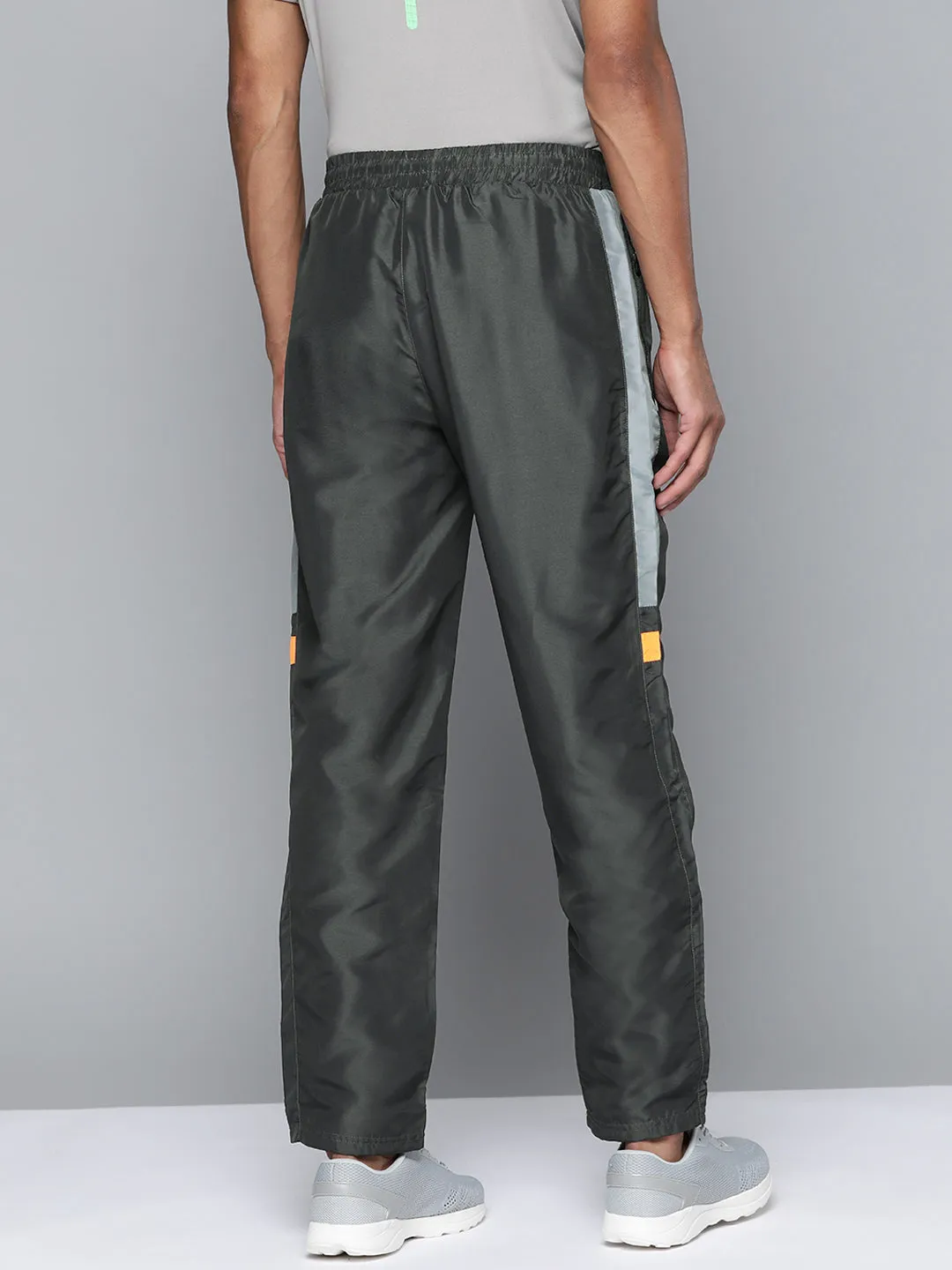 Alcis Men Grey Solid Track Pants TaglessComfort LightweightInsulation