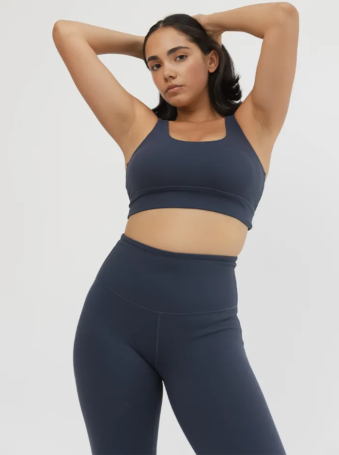 sequined details Elevate Bra In Shadow