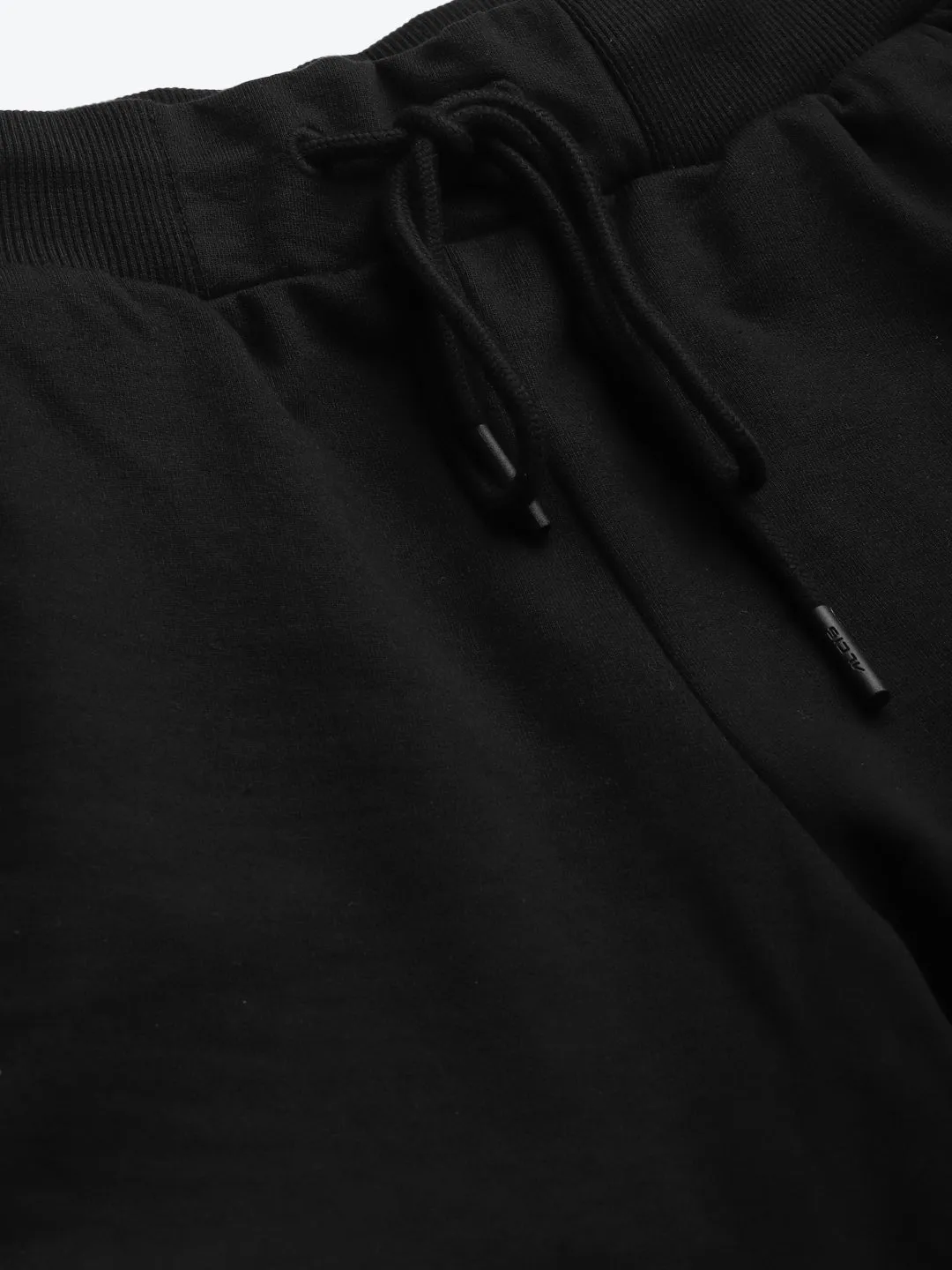 Alcis Women Solid Black Jogger Long Use Double Stitched Seams