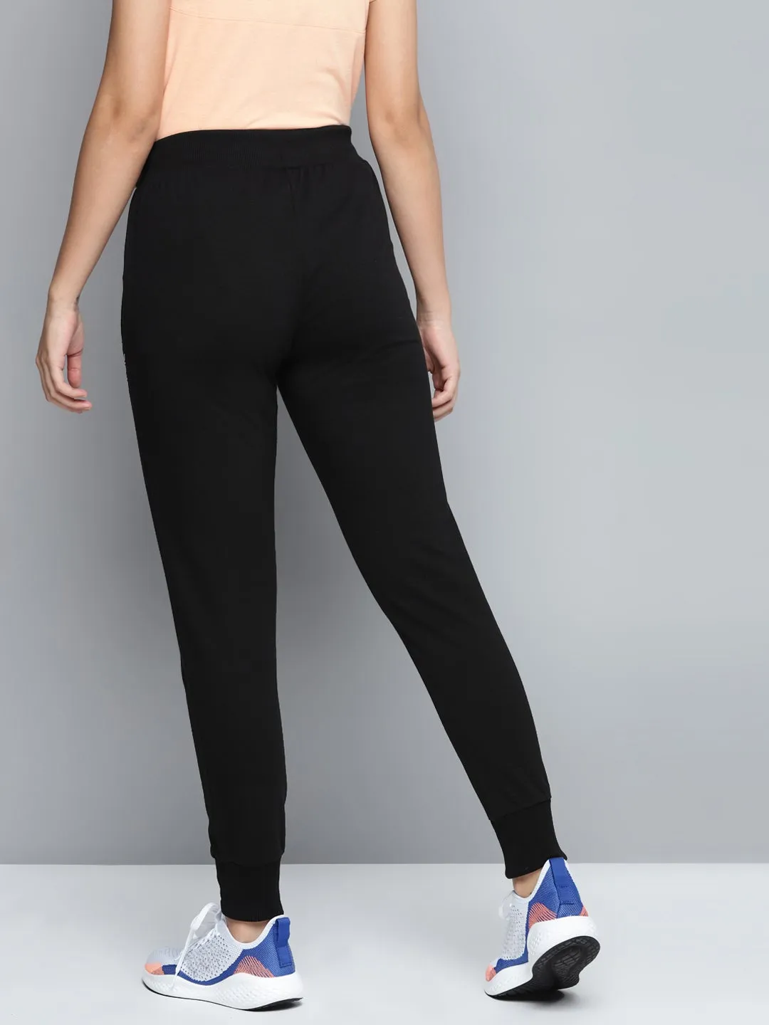 Alcis Women Solid Black Jogger Basic Look