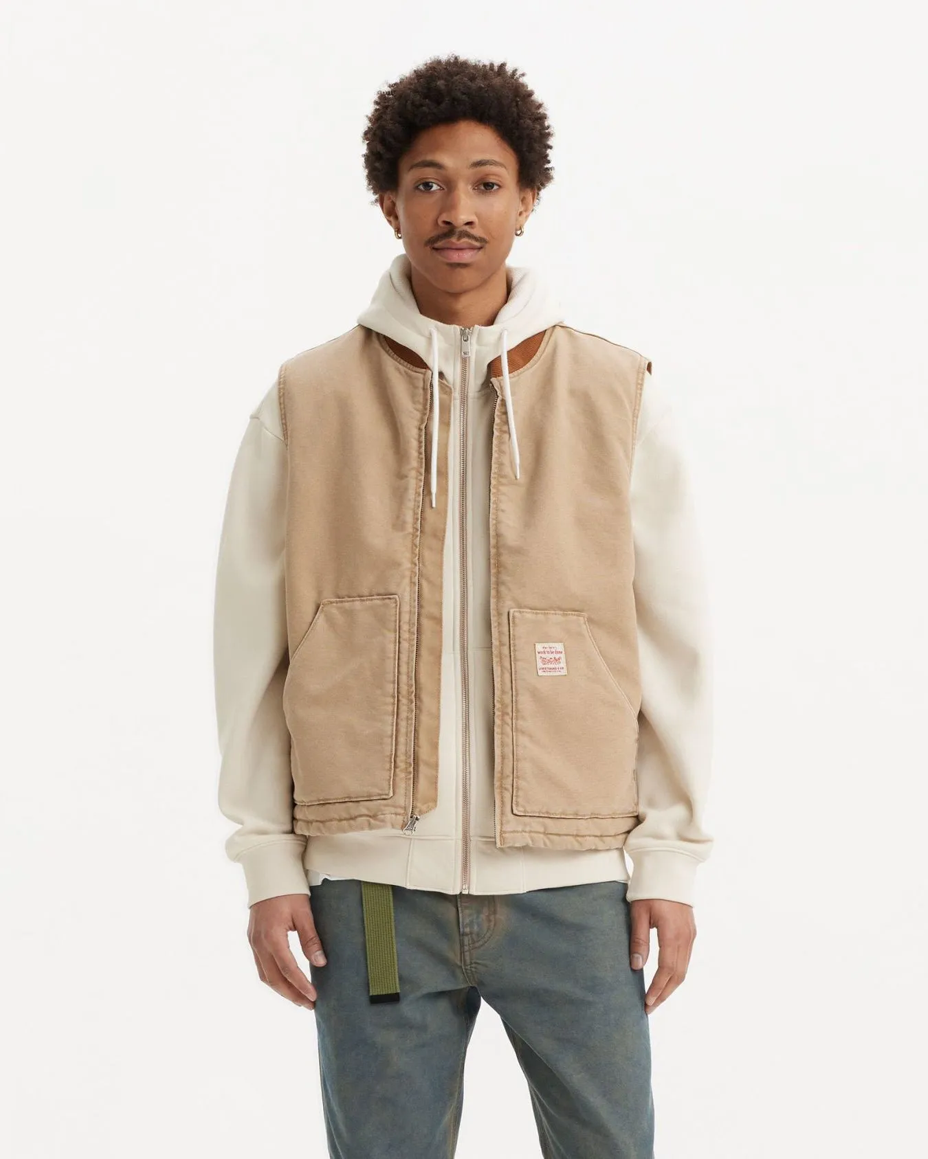 Stylish Touch Levi's? Workwear Sansome Vest - Tigers Eye