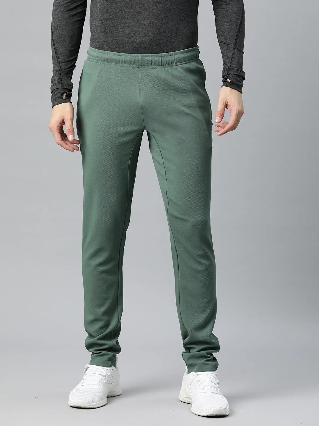 Alcis Men Solid Slim Fit Sports Track Pants Anti Pilling Fabric