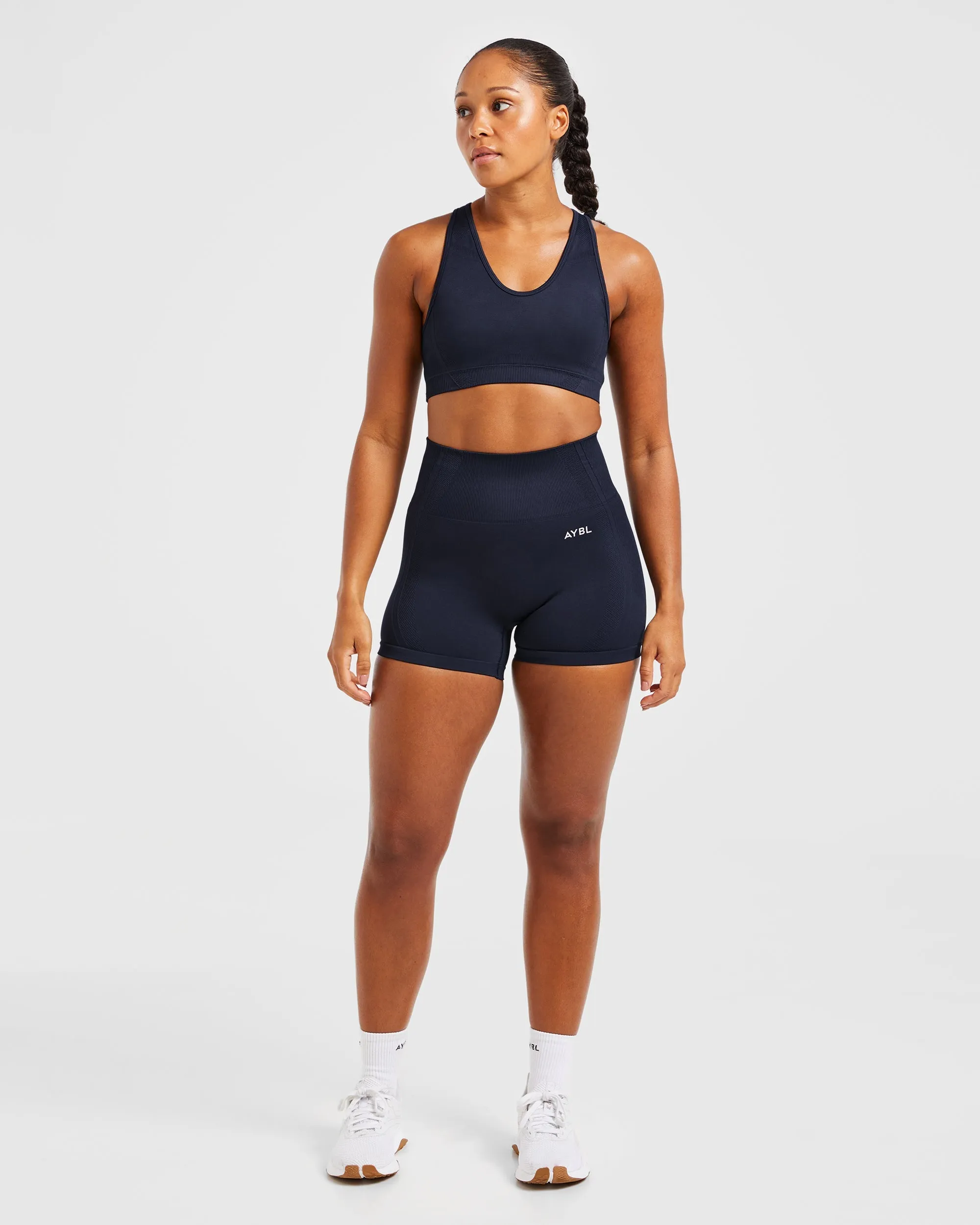 Balance V3 Seamless Sports Bra - Navy Active Plus Size