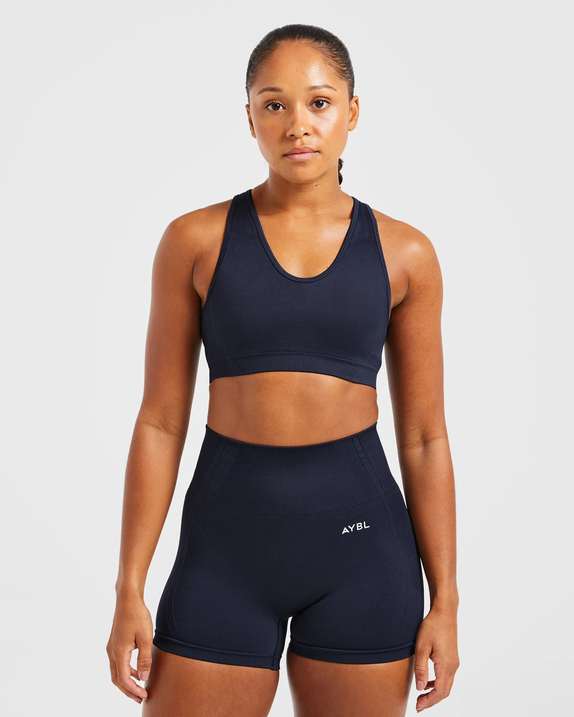 Balance V3 Seamless Sports Bra - Navy coordinate with other items