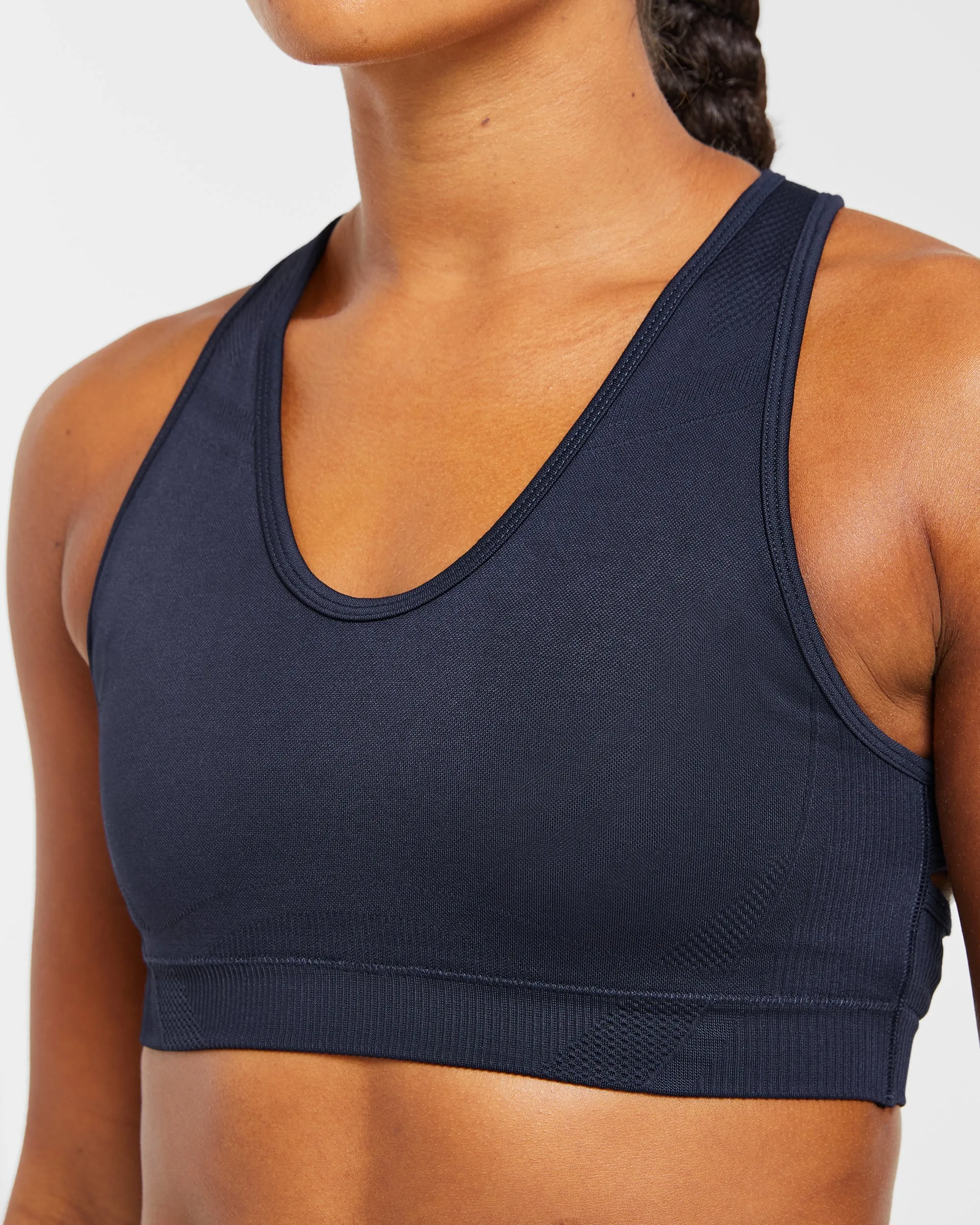 Balance V3 Seamless Sports Bra - Navy Adaptive Compression