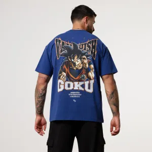 Anti Pill Surface Vanquish DBS Goku Navy T-Shirt