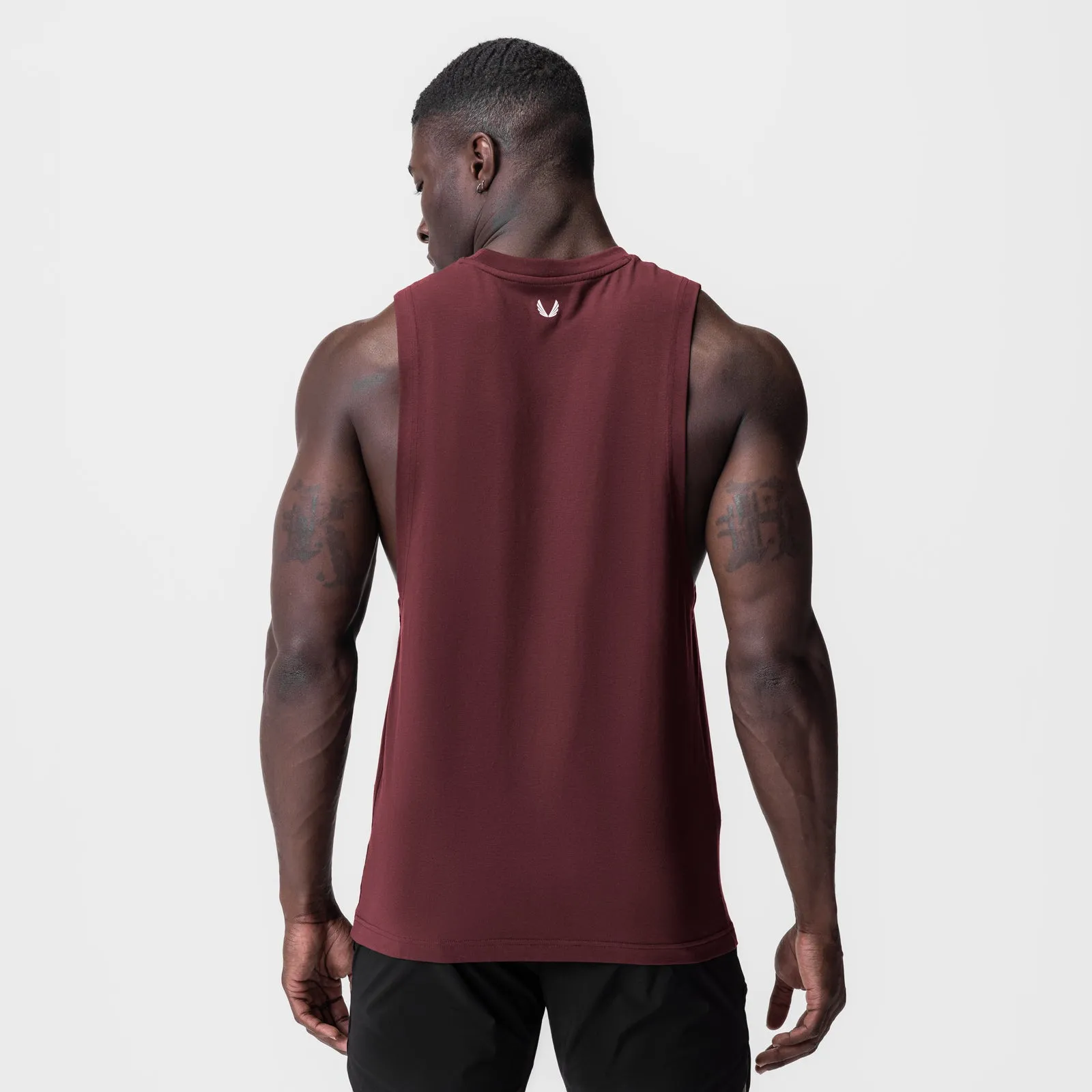 Training Outfit square shape 0926. Supima? Muscle Tank - Crimson