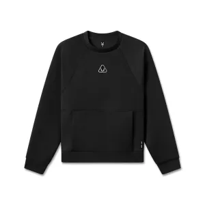 Cozy Motion 1020. Dri-Core? Oversized Crewneck - Black