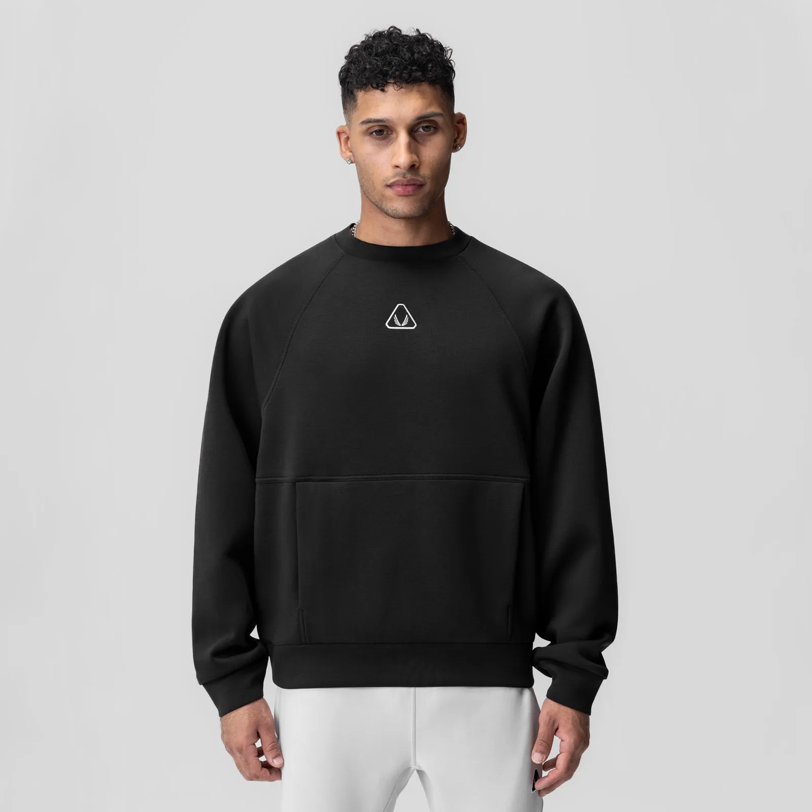 Rhino like 1020. Dri-Core? Oversized Crewneck - Black