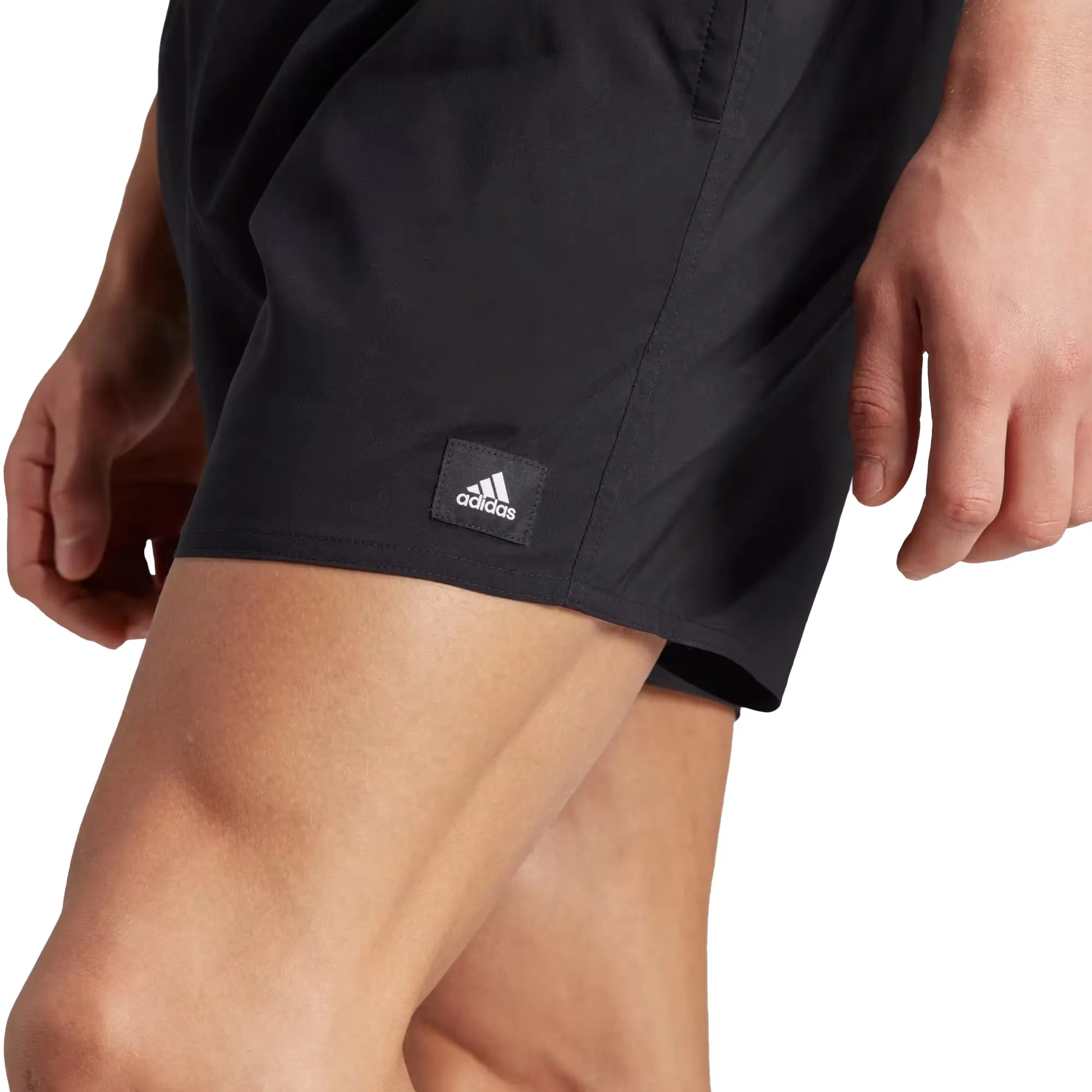 adidas Solid CLX Mens Swim Shorts - Black Reusable Packaging Option