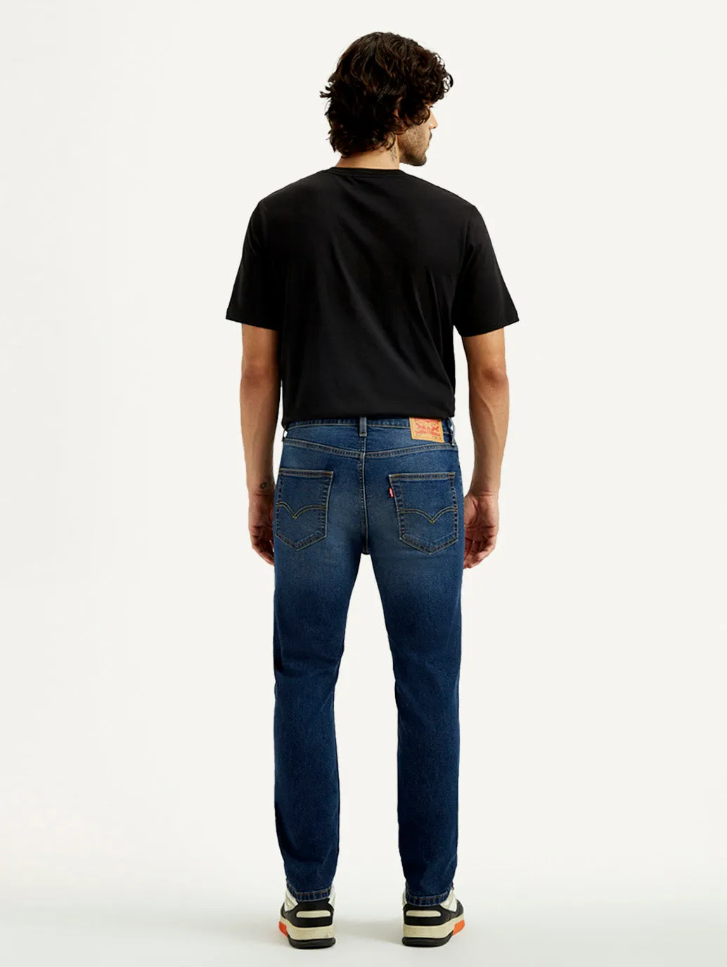 Parent Style Evening Stroll Festival Outfit Men's 511 Dark Indigo Slim Fit Mid Rise Jeans