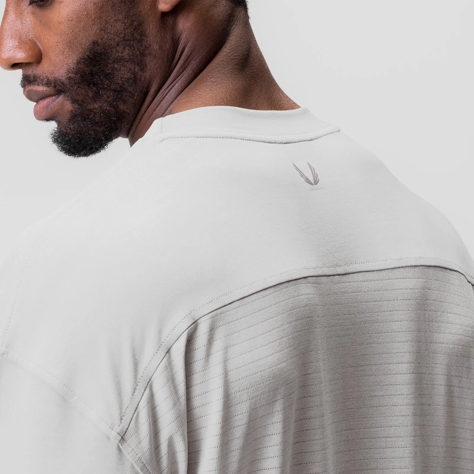 EasyCare Fabric Trendy Comfort 0841. 3D-Lite? 2.0 3/4-Sleeve Oversized Tee - White "OTWR"