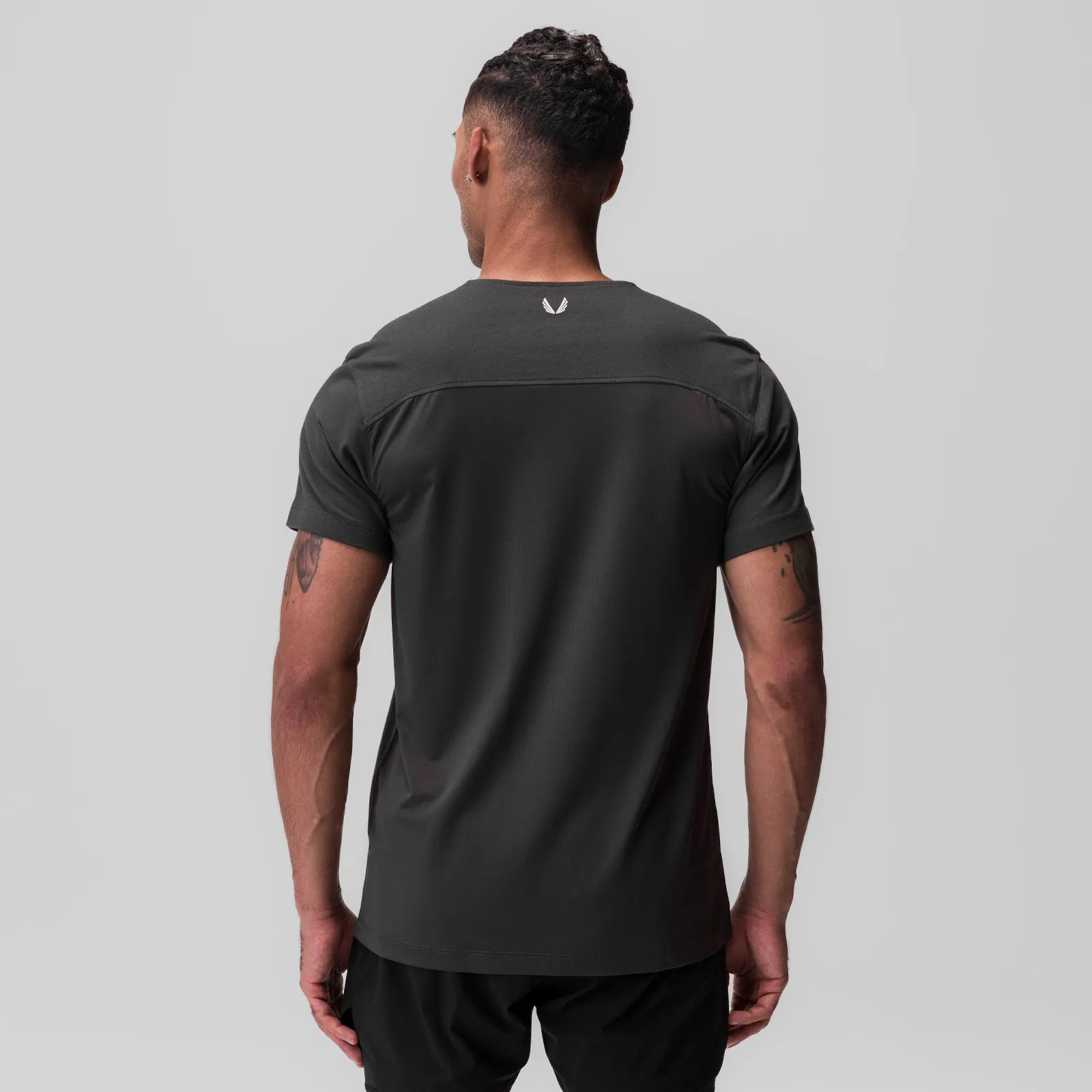 Tight fit sexiness 0846. CottonPlus? Standard Mesh Back Tee - Space Grey