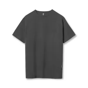 Pilling Resistant Finish Reinforced Shoulder Stitching 0846. CottonPlus? Standard Mesh Back Tee - Space Grey