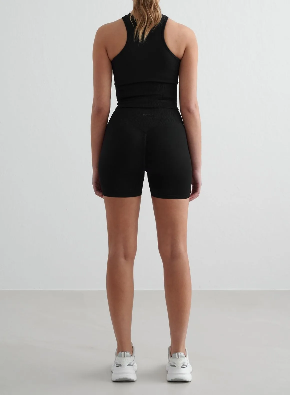 Black Shape Seamless Racerfront Top medium size