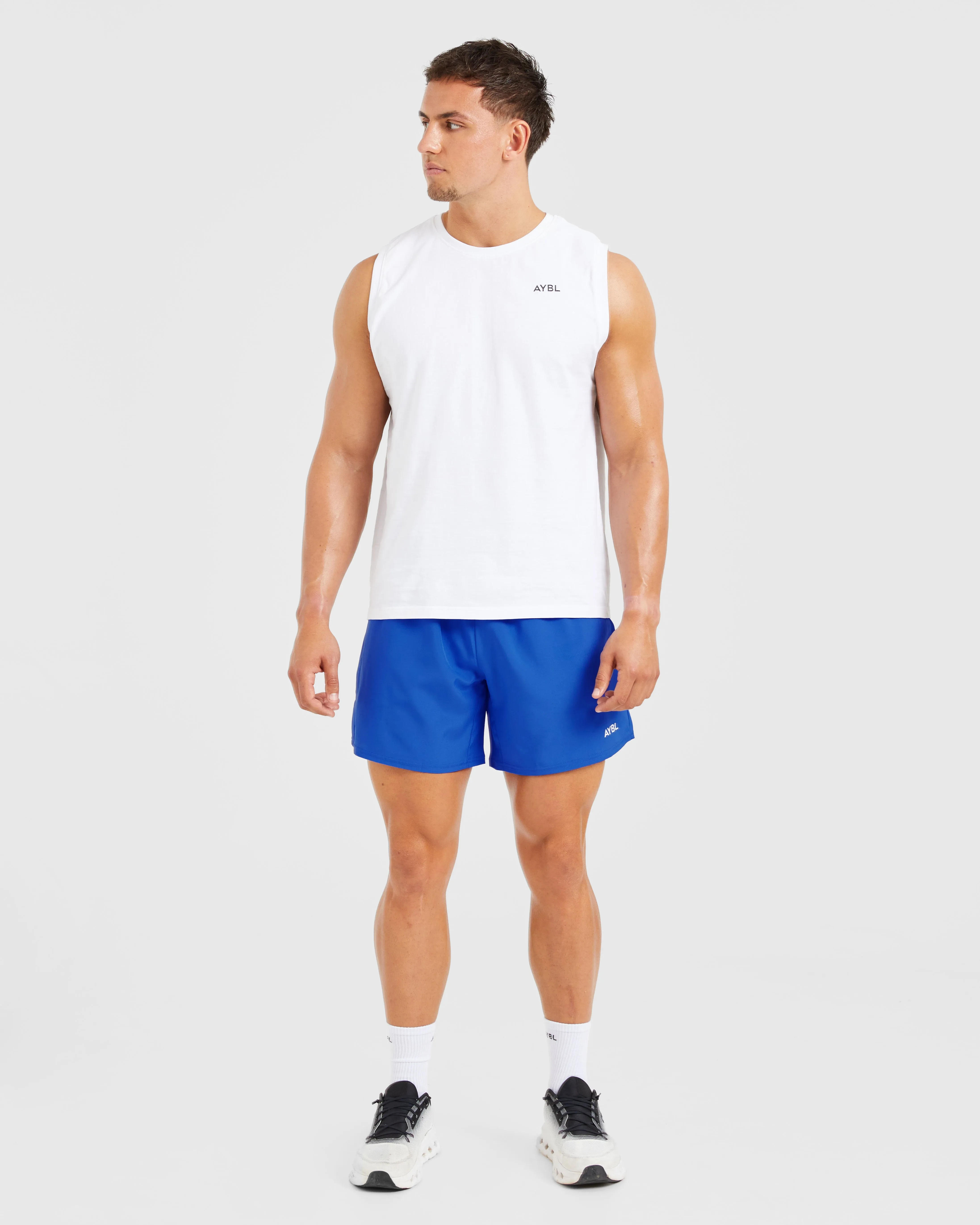 Core 5" Shorts - Cobalt Blue Flexible Hemline