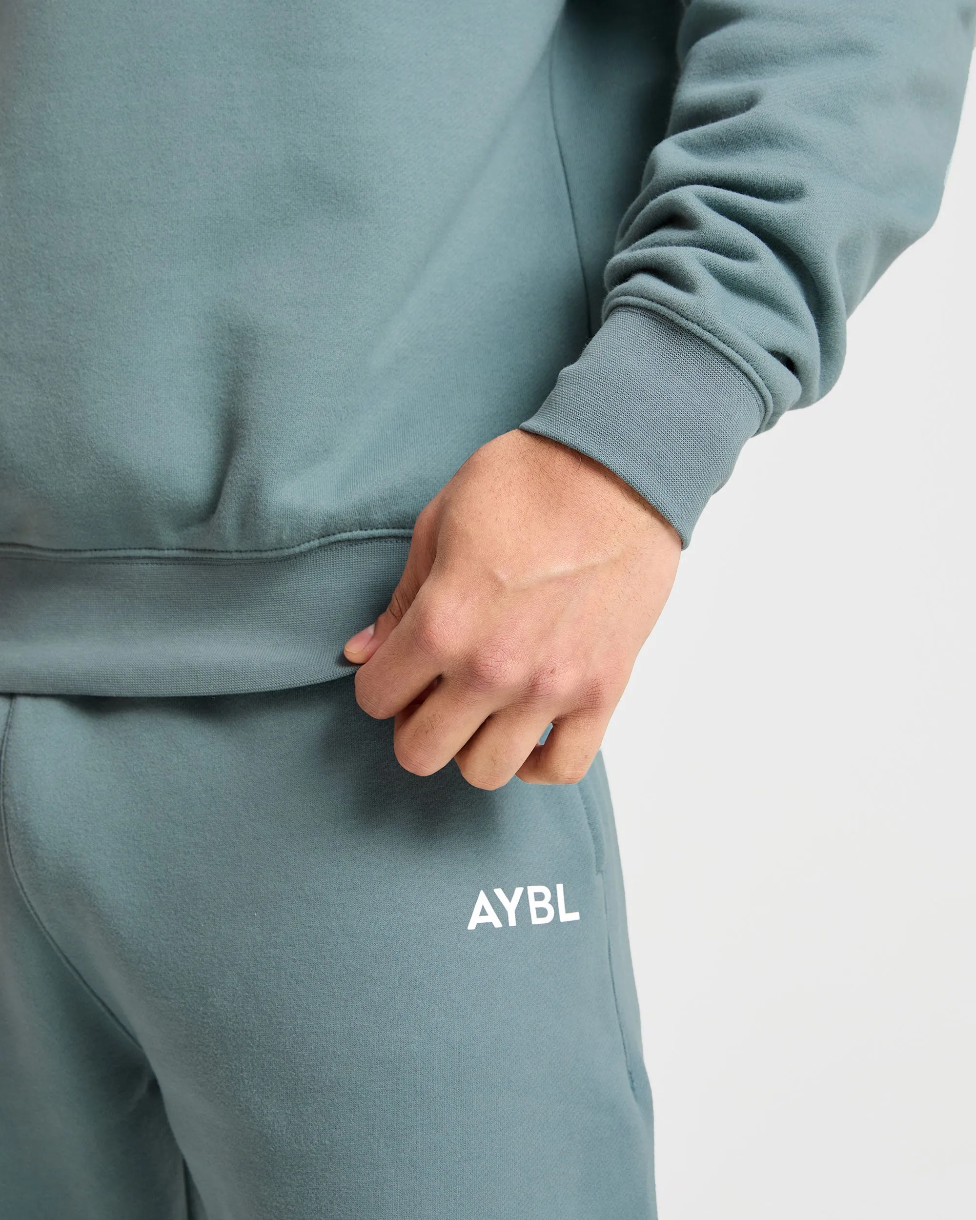 Essential Oversized Sweater - Dusty Blue Comfy Apparel Sport Night