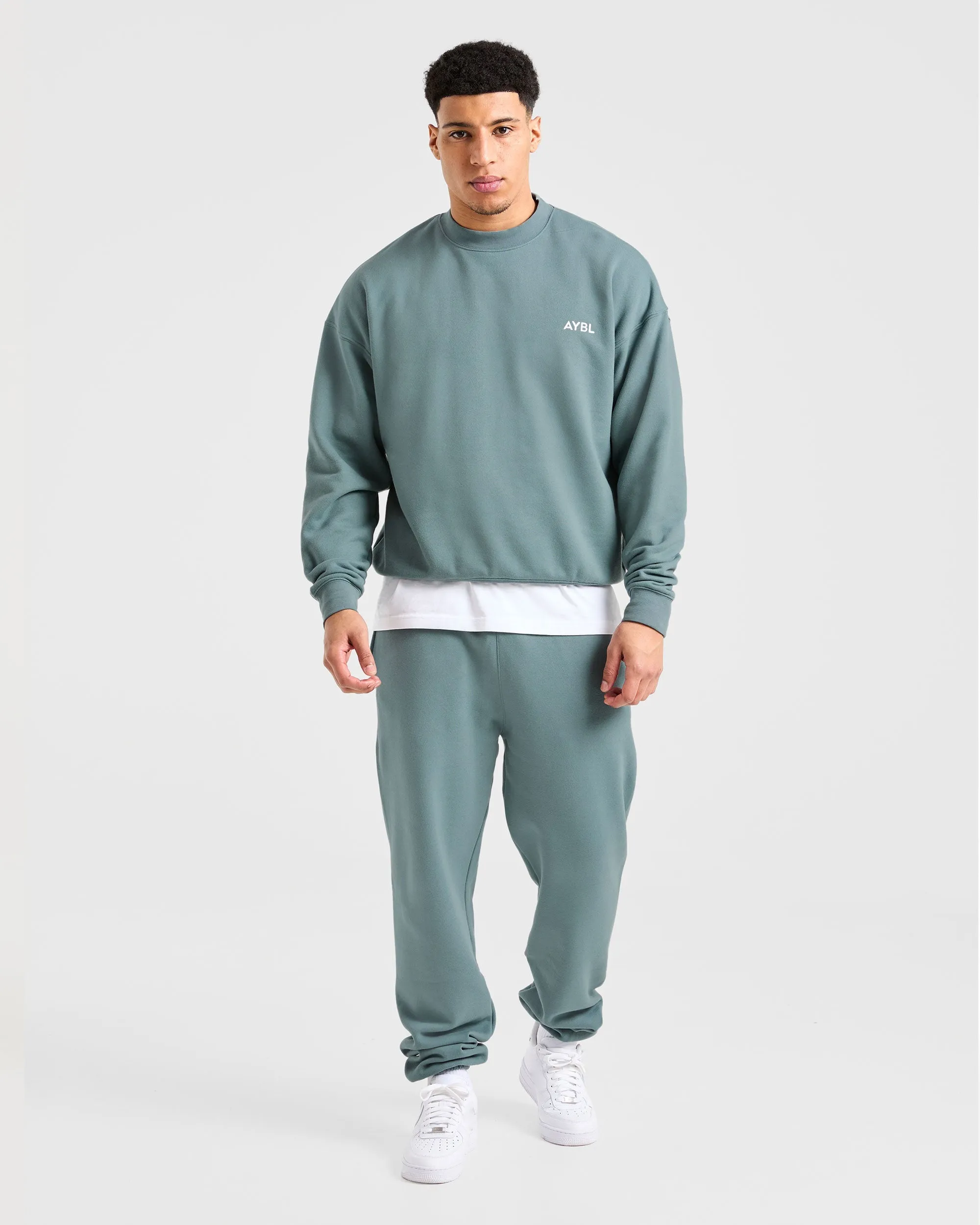 Panda like Essential Oversized Sweater - Dusty Blue