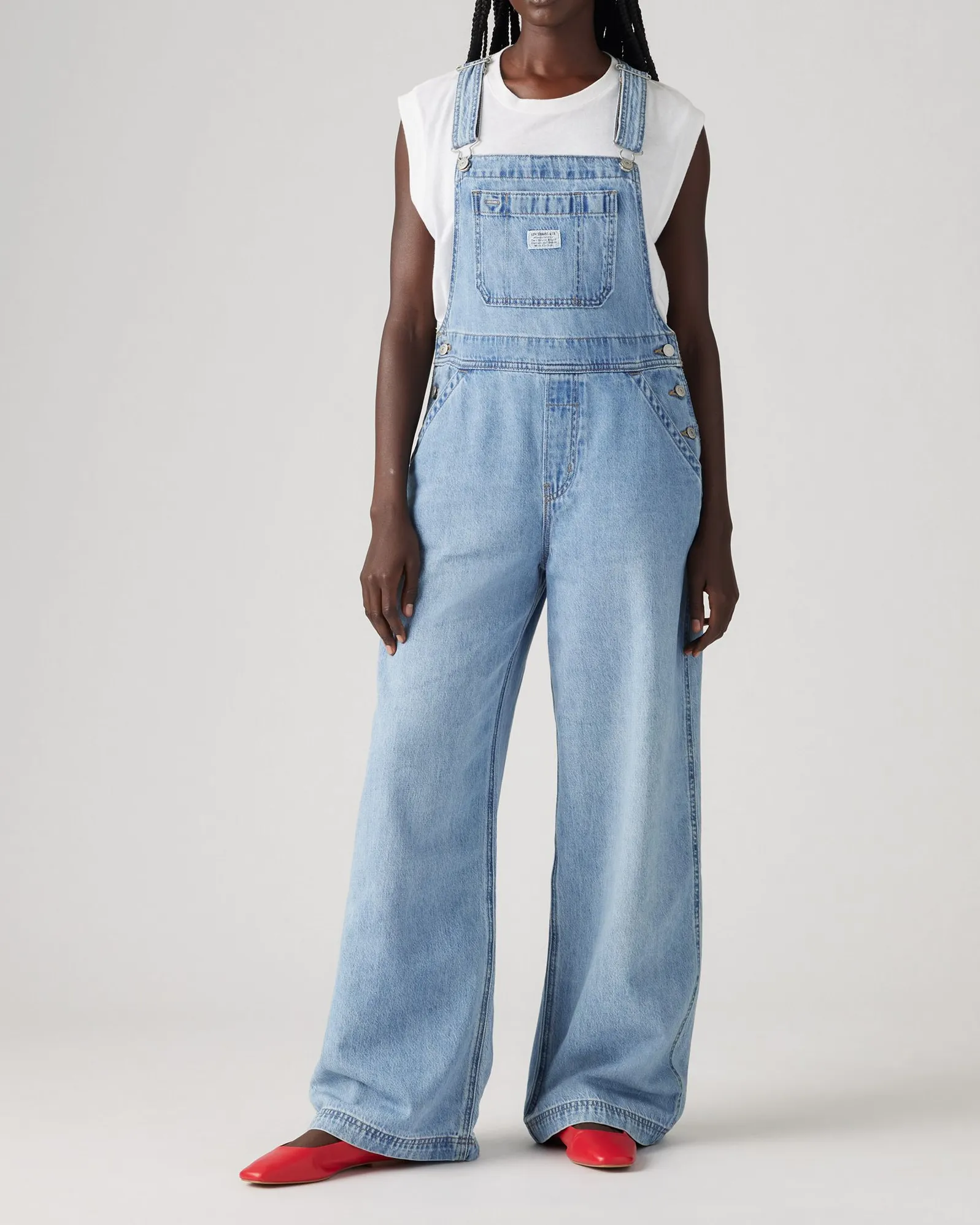 Base Attire Smooth Form Levi's? Womens XL Overall - Invested Indigo
