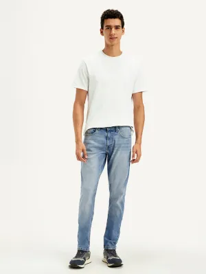 Go-To Style Natural Look Men's 512 Indigo Slim Tapered Fit Mid Rise Jeans