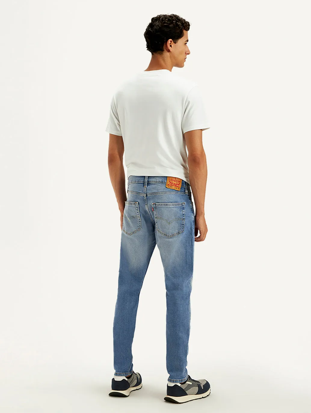 Men's 512 Indigo Slim Tapered Fit Mid Rise Jeans Functional Casual Artist Vibe Comfy