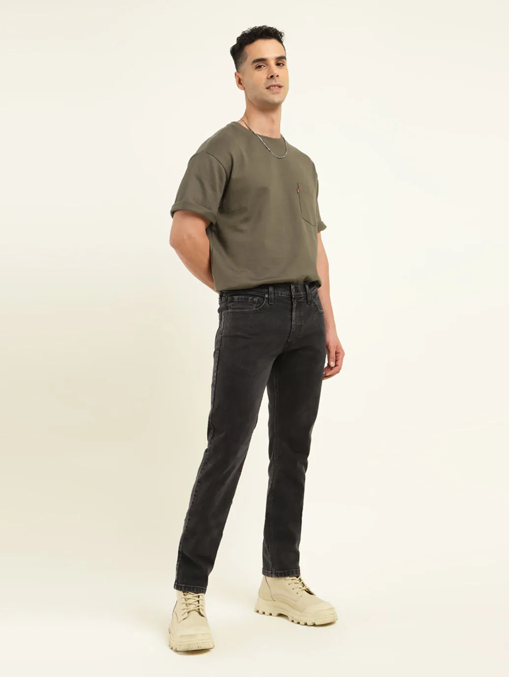 Long Wear Traveler Gear Slim Men's 511 Black Slim Fit Mid Rise Jeans