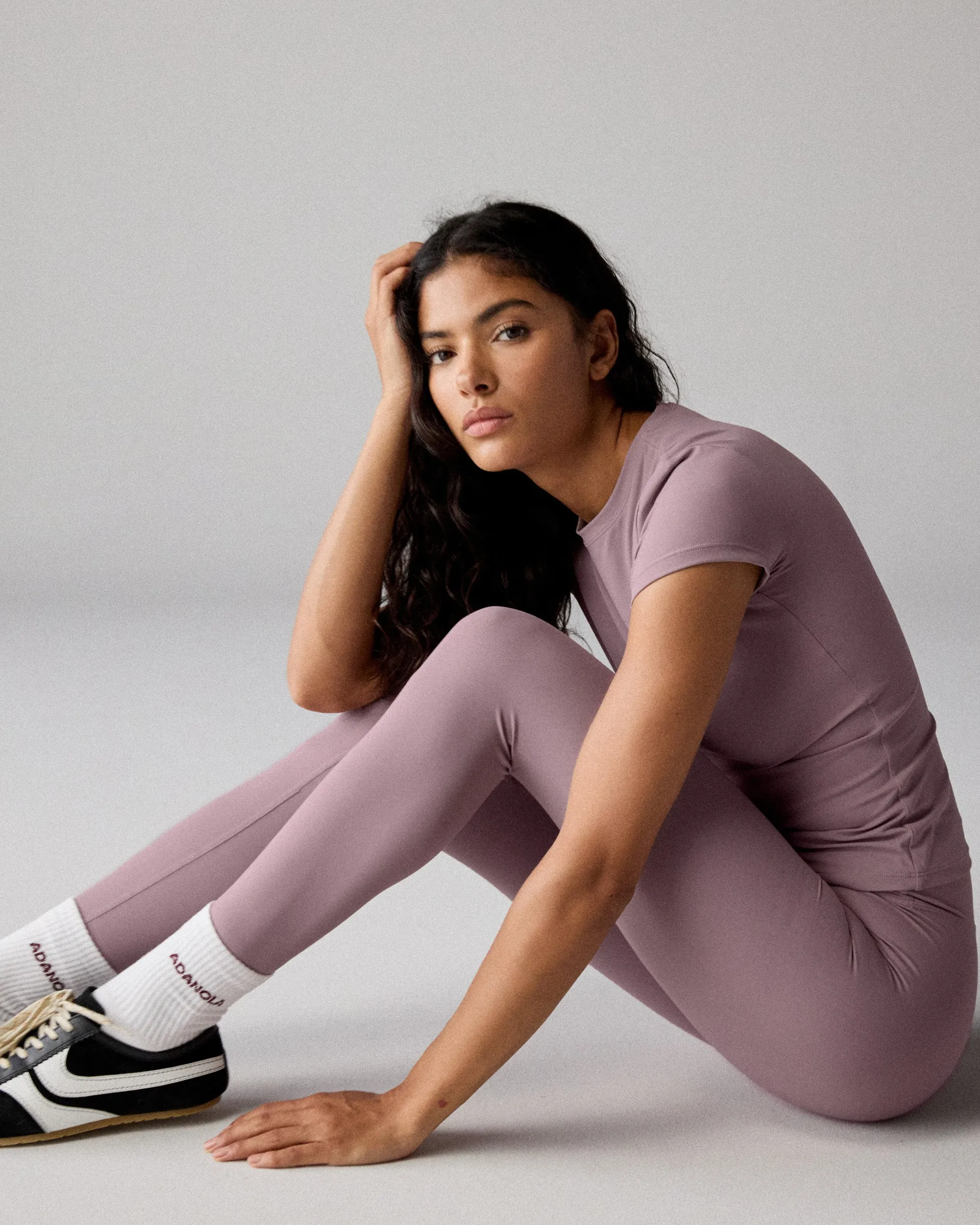 Ultimate Leggings - Dusk Purple Weightless Compression Thermal Warm Travel Enthusiast