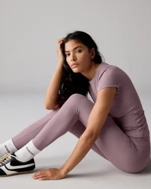Ultimate Leggings - Dusk Purple Weightless Compression Thermal Warm Travel Enthusiast