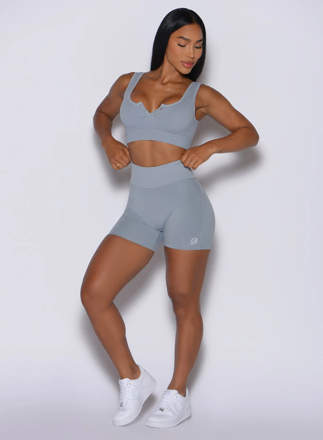 Figure Scrunch Shorts Durable Construction light texture