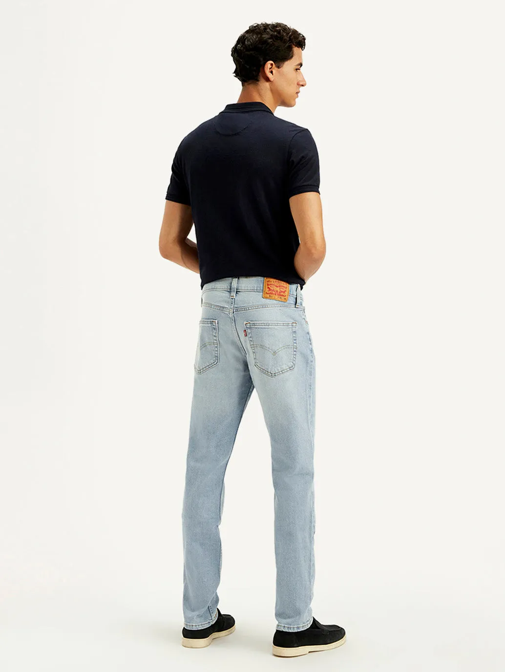 Anytime Look No Bulk Seam Design Men's 511 Indigo Slim Fit Mid Rise Jeans