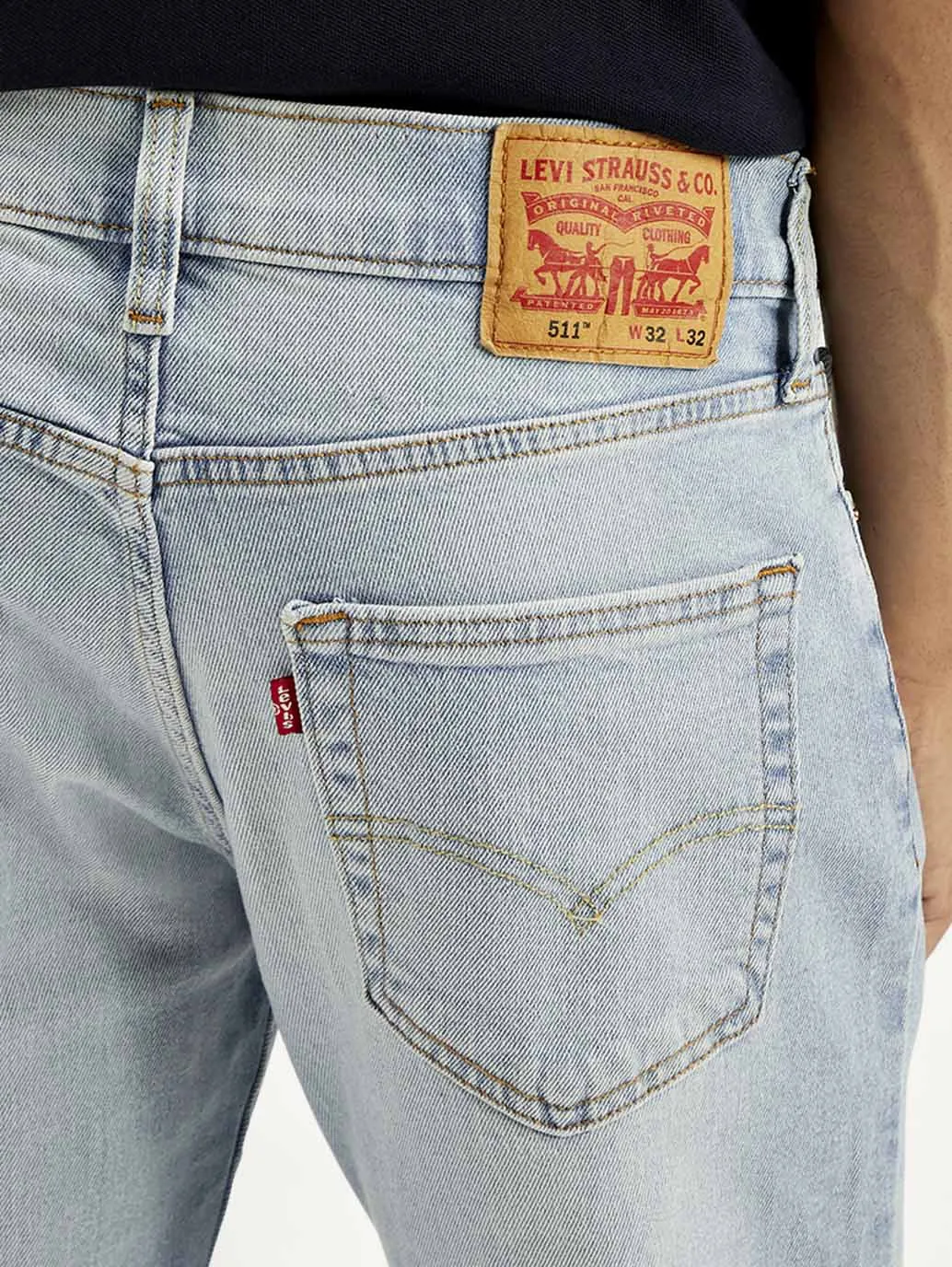 Rainy Day Brunch Outfit Perfect Basic Men's 511 Indigo Slim Fit Mid Rise Jeans