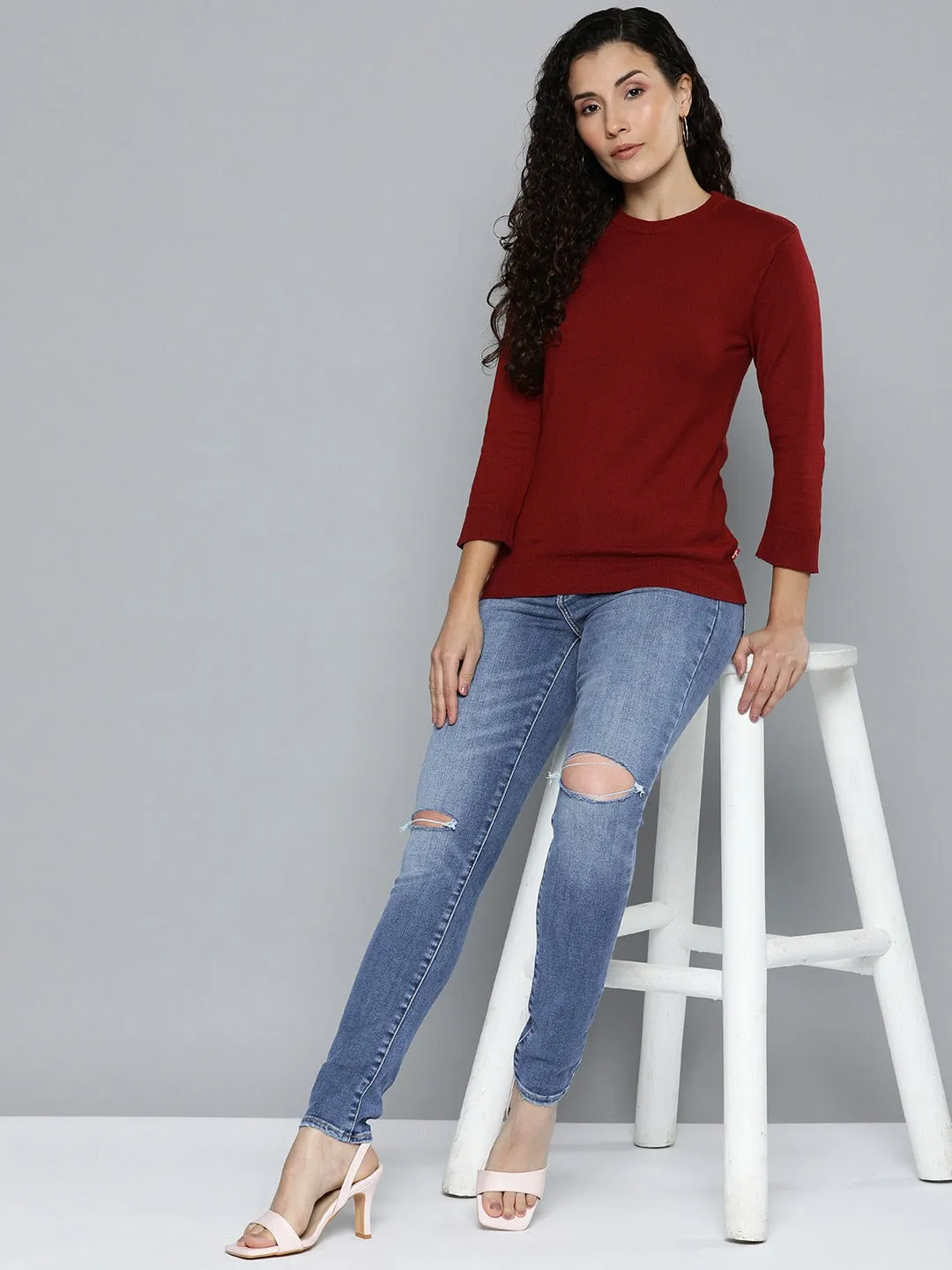 Daywear Style Women's Blue Revel Shaping Skinny Fit High Rise Jeans
