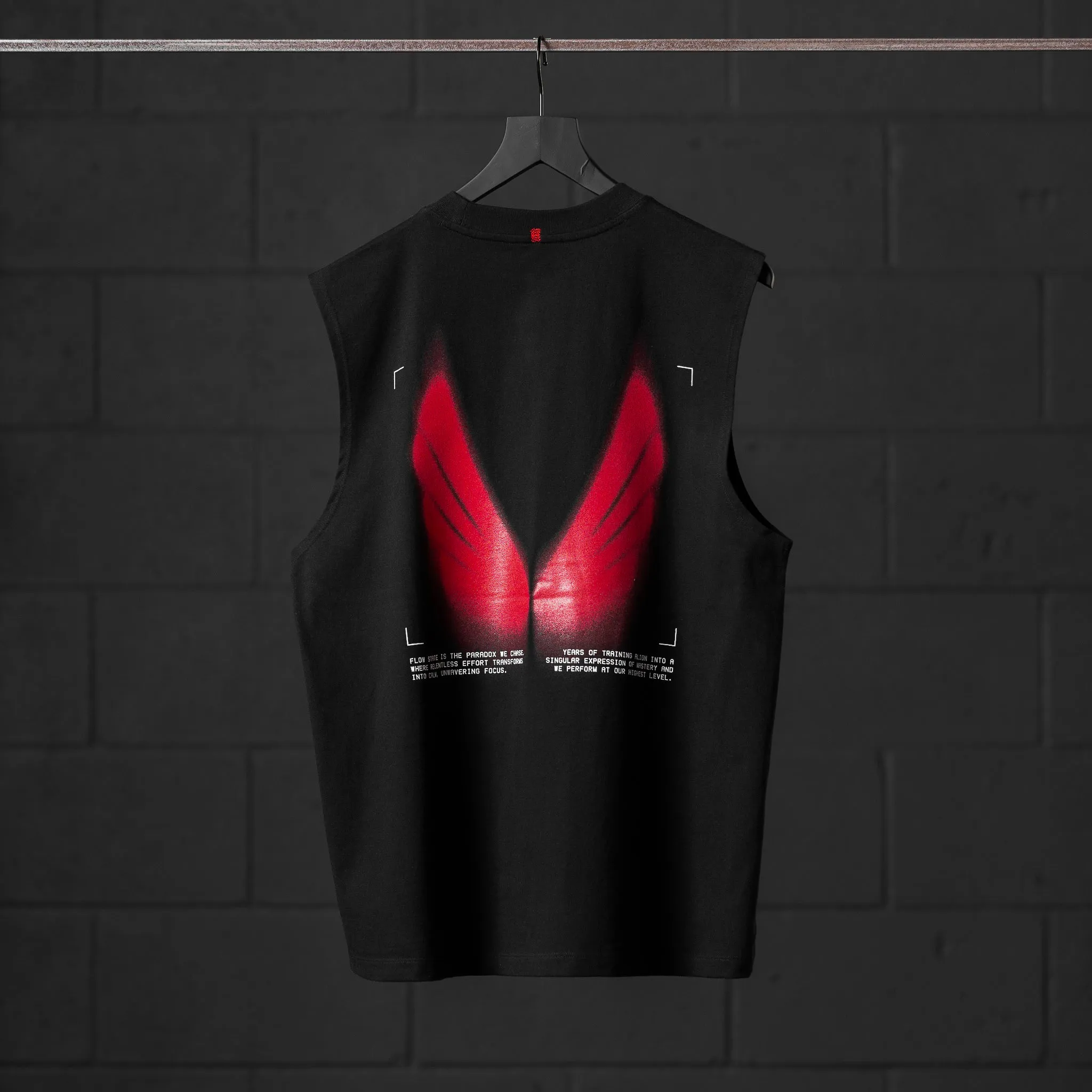 0807. Tech Essential? Relaxed Cutoff - Black "Ghost Trace" WaterResistant Shell Motion Enhanced