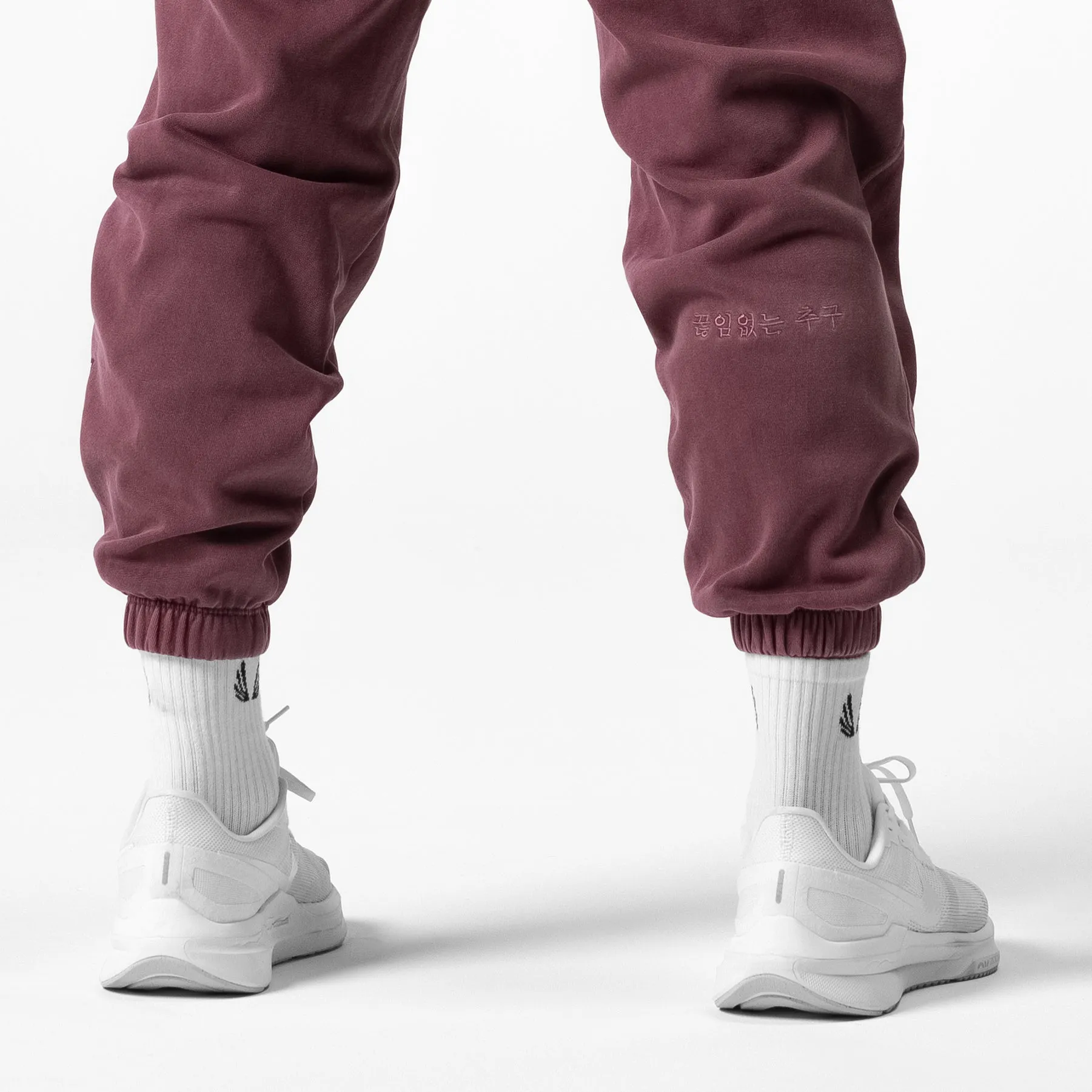 0922. Tech Essential? Sweats - Faded Crimson ArticulatedJoints Plus-size option