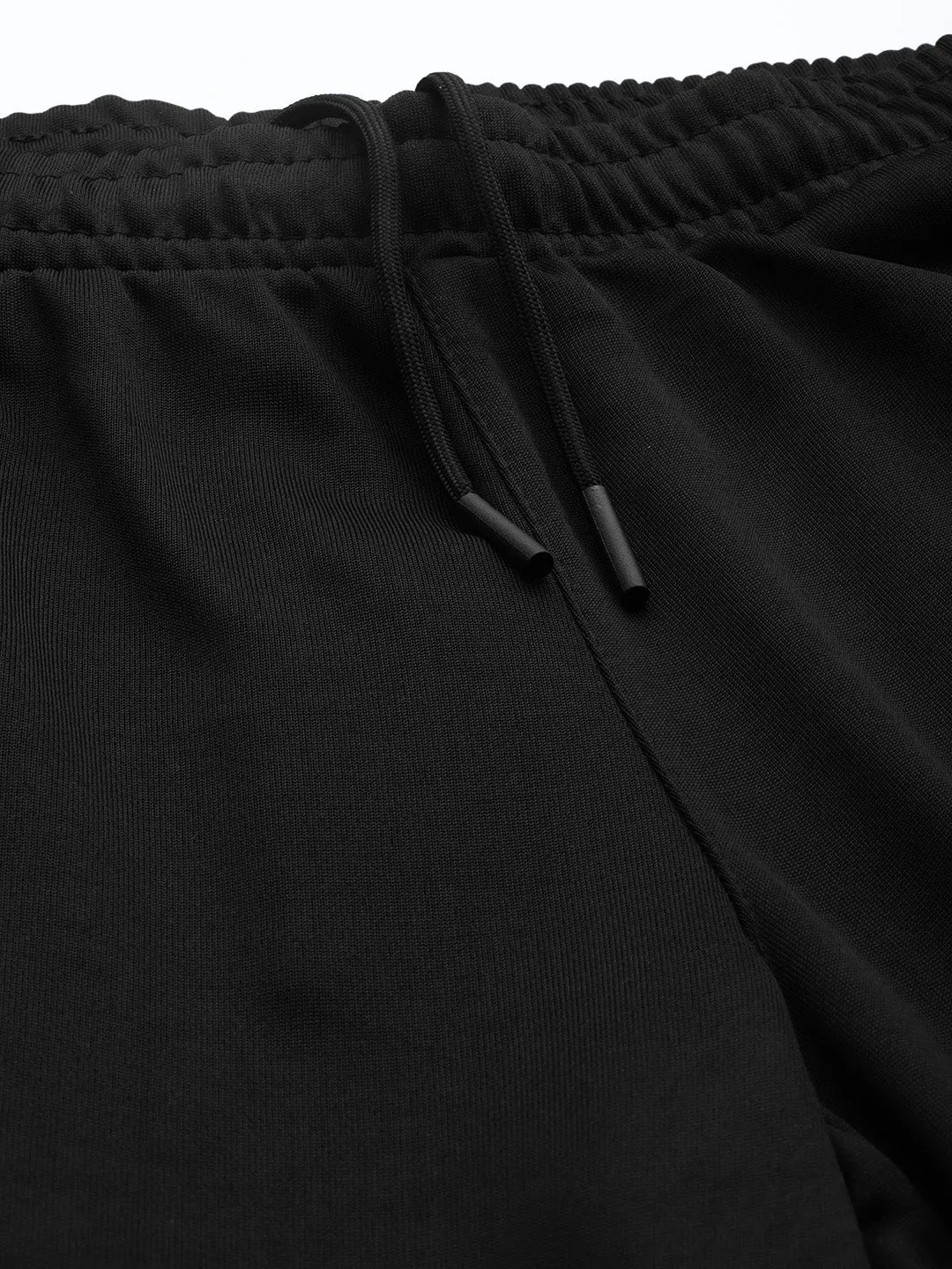 Flexible Knees Layer Comfort Alcis Men Black Solid Track Pants