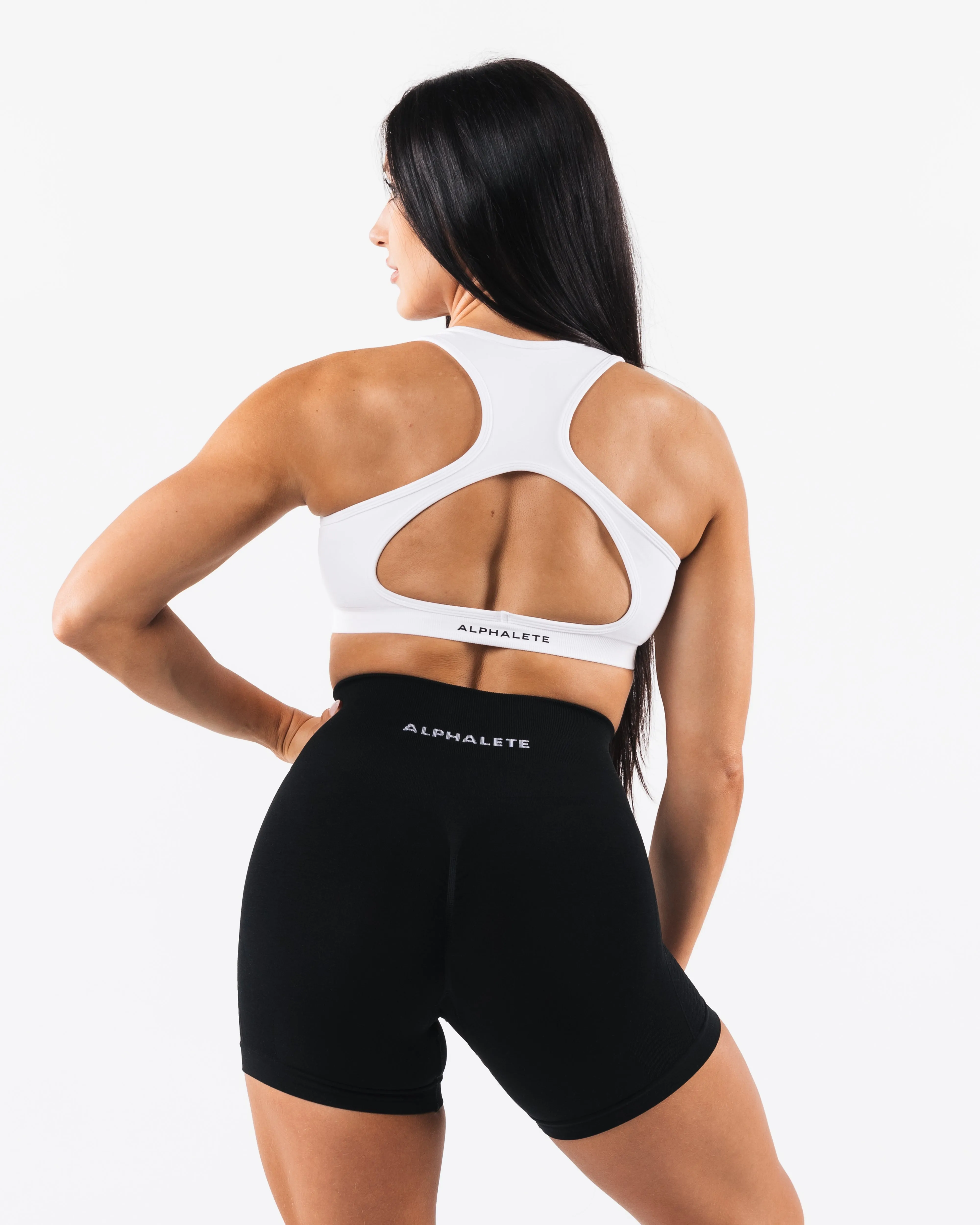 Organic activewear Amplify Contour Bra - White