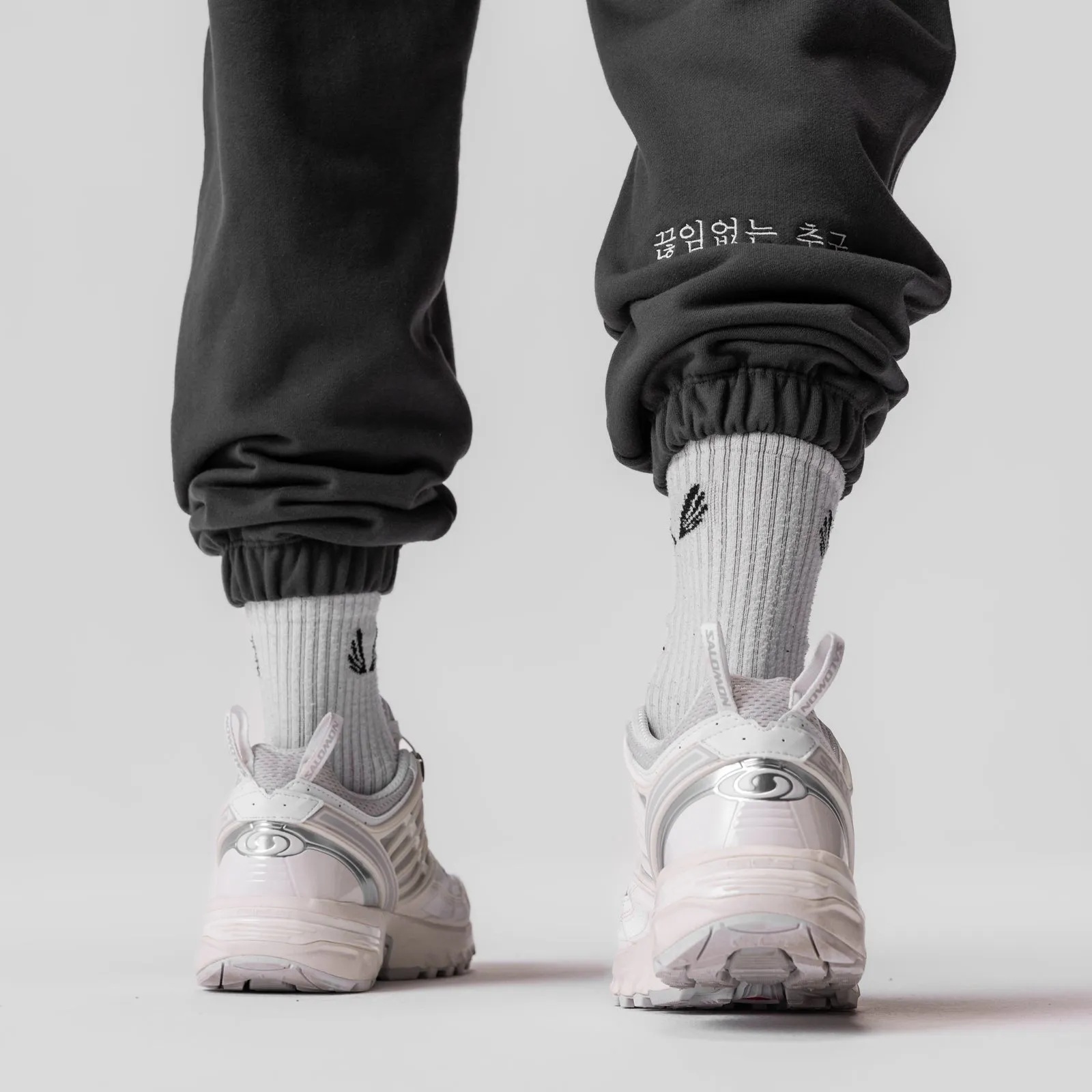 DurableBartack Classic Look 0655. Tech-Terry? Oversized Sweats - Space Grey "Emblem"