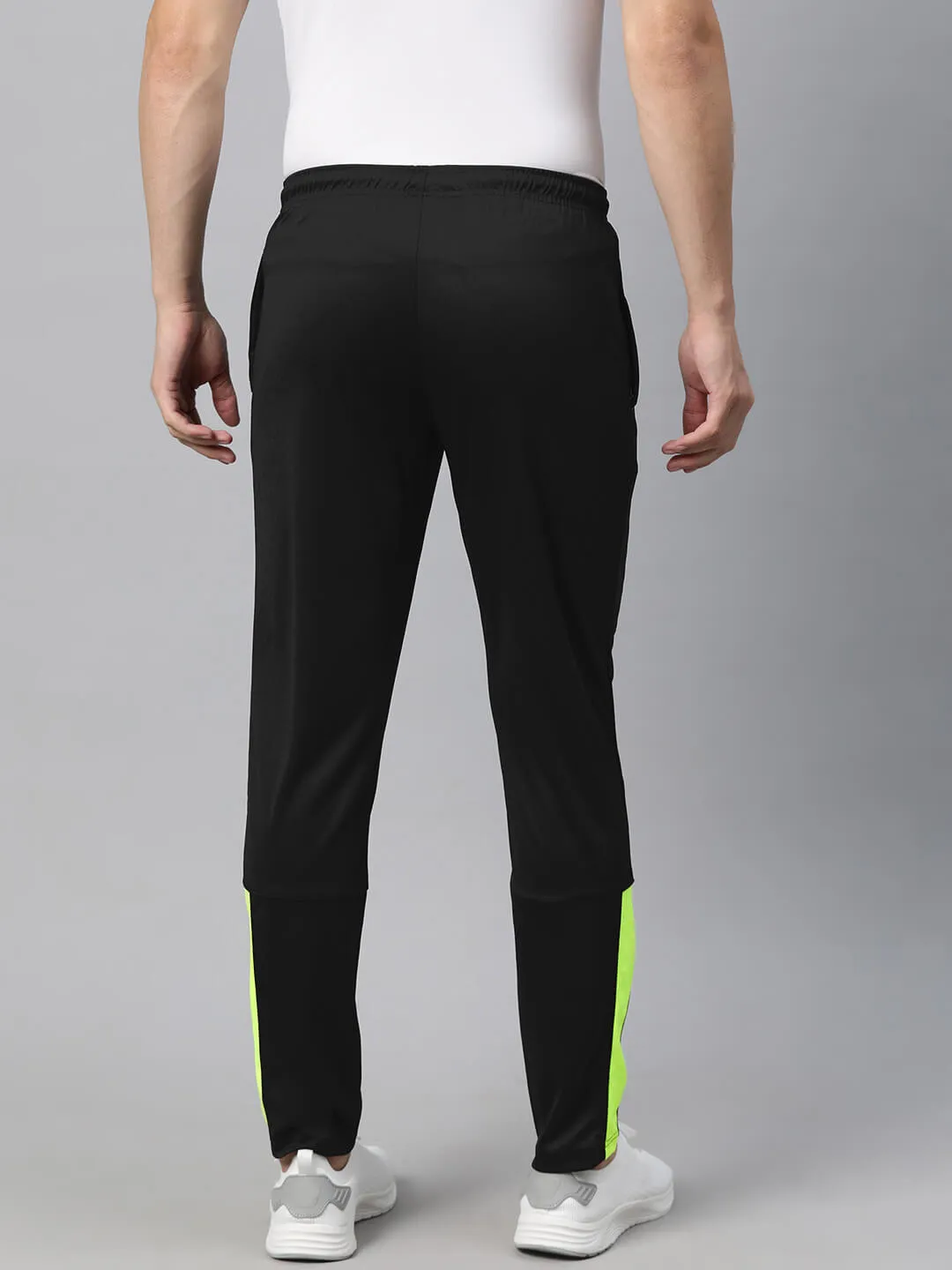 WaterRepellent Alcis Men Colourblocked Anti-Static Slim-Fit Track Pant