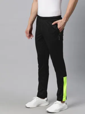 Alcis Men Colourblocked Anti-Static Slim-Fit Track Pant Workwear