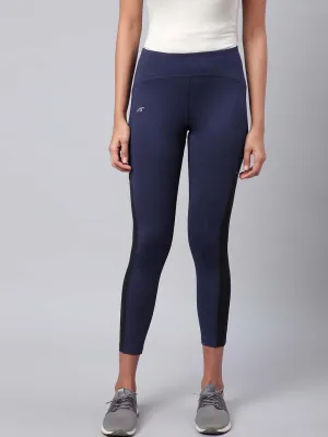 Comfort Seeker Home Lounge Evening Walk Maternity Wear Alcis Women Navy Solid Training Tights