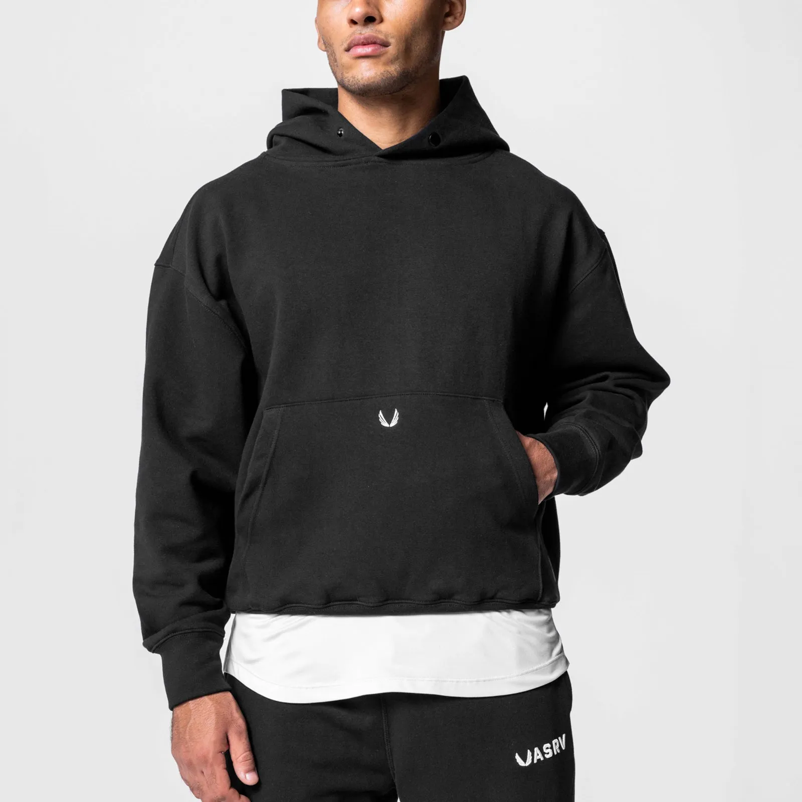 Must Have Daily Comfort 0648. Tech-Terry? Hoodie - Black