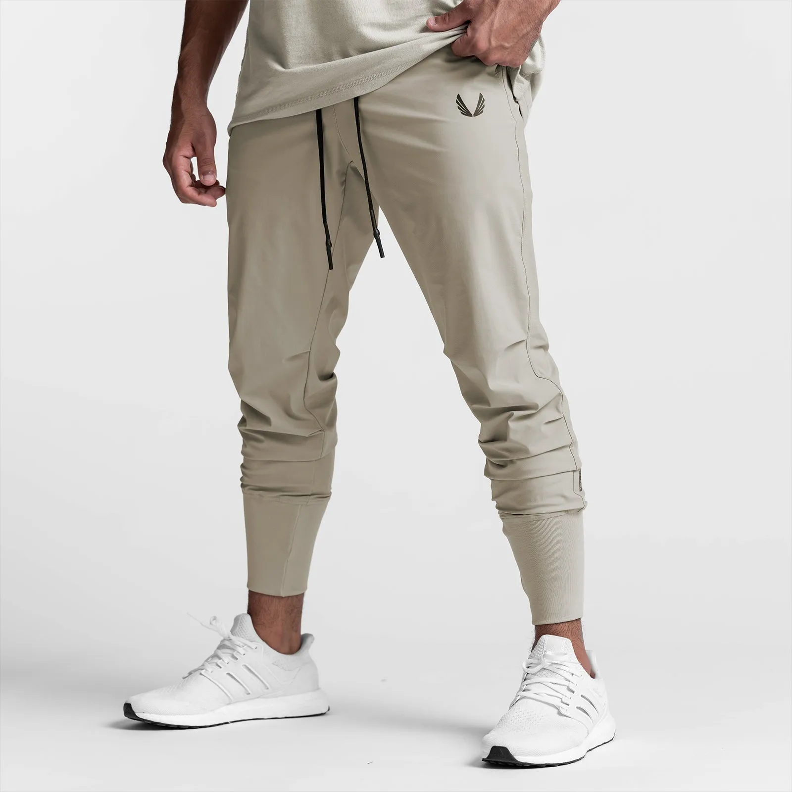 Sweat Resistant Reflective accents 0826. Tetra-Lite? High Rib Jogger - Sand Smoke