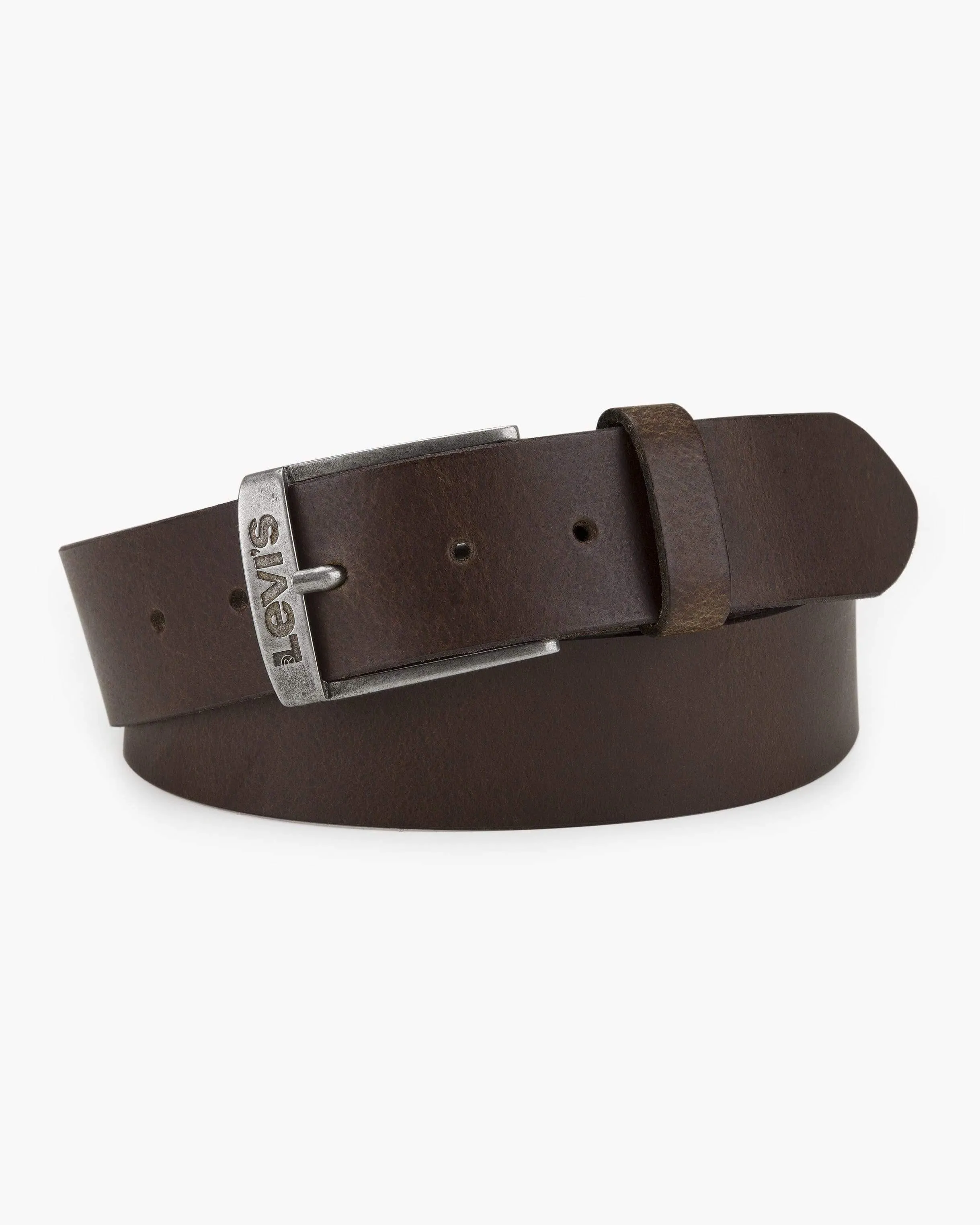 Levi's? New Duncan Leather Belt - Dark Brown Minimal Wear