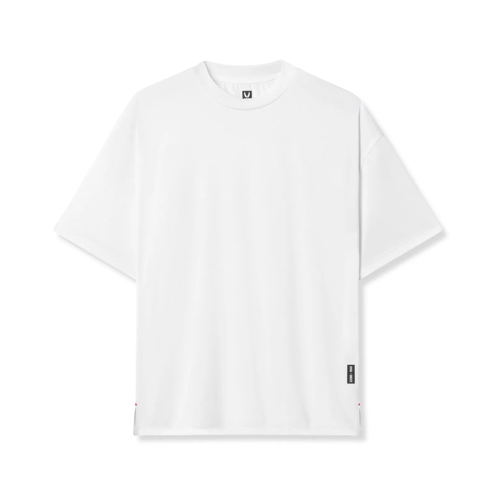 0822. AeroSilver? Oversized Tee - White Breathable fabric Unique Design