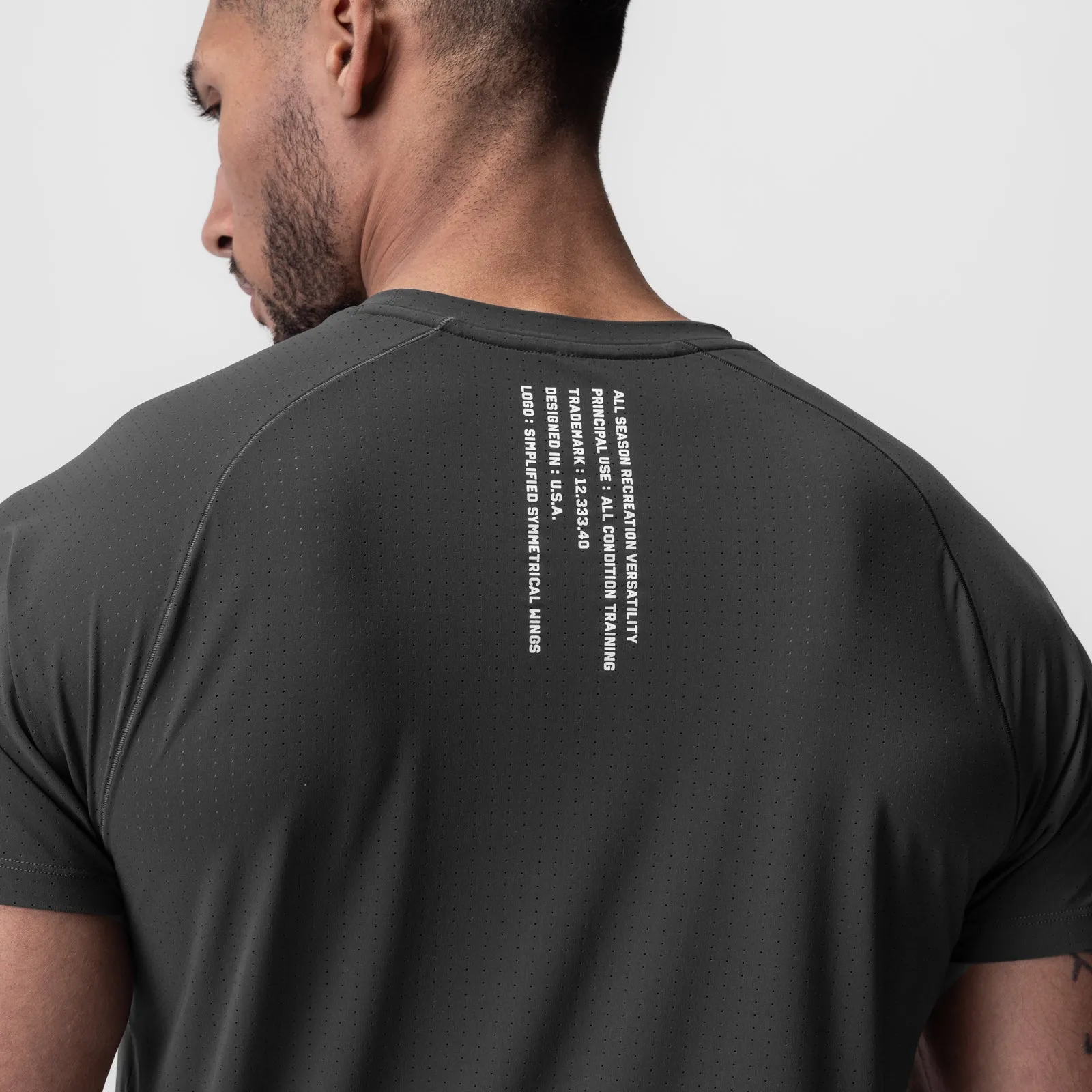 0948. Laser-Vent? Established Tee - Space Grey Everyday Layer