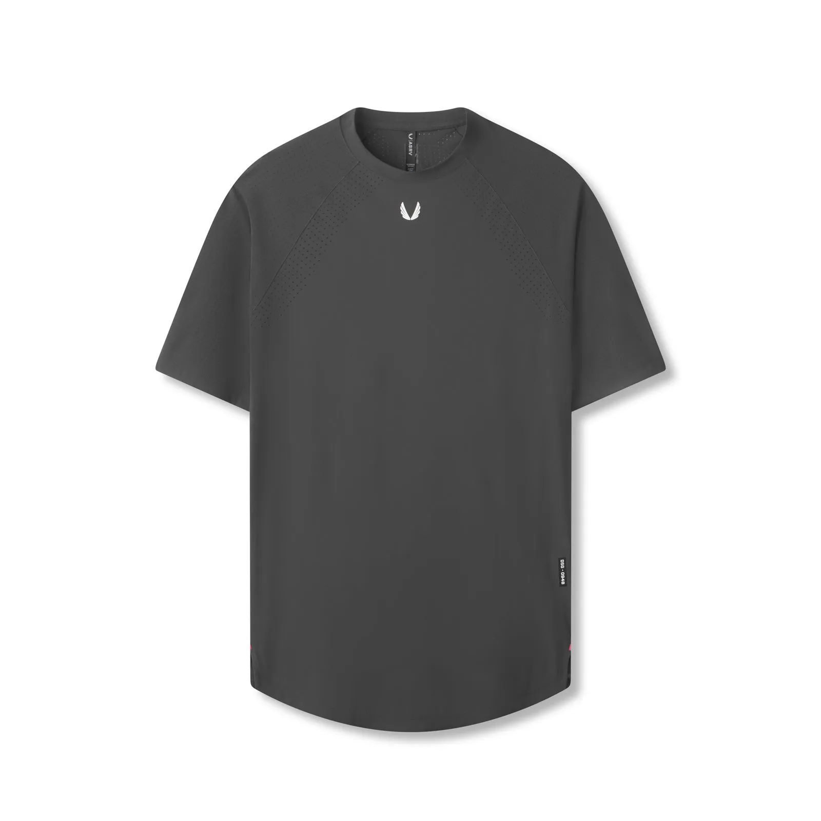 0948. Laser-Vent? Established Tee - Space Grey Sweat Absorbent