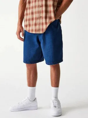 New York Yankees Denim Shorts denim material Flatlock Seams